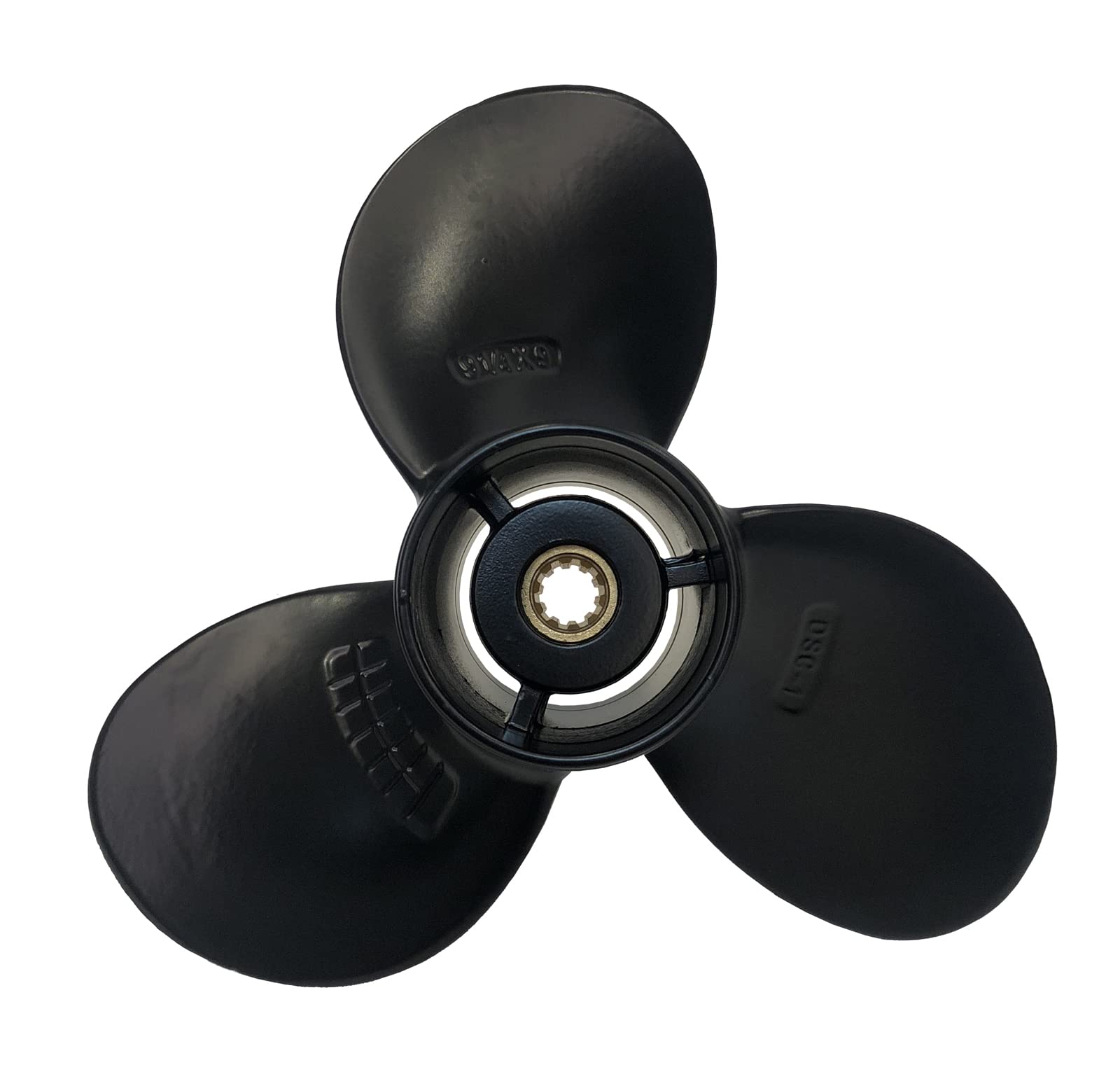 Elica in lega di alluminio per barche 9-1/4 "x 9" per motore fuoribordo Suzuki DT DF 9.9HP 15HP 20HP 58100-93723-019 9.25x9