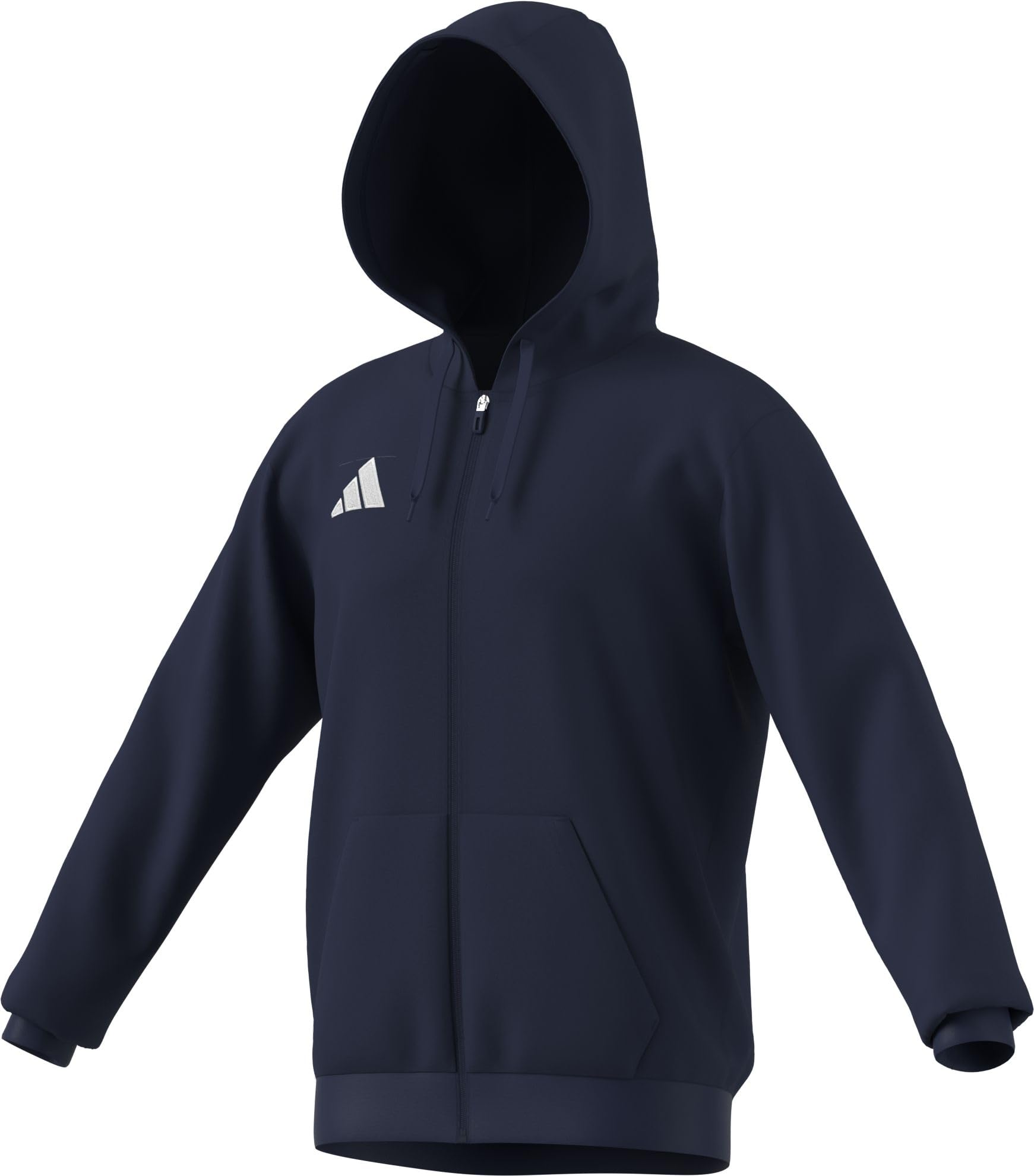 adidas Men's Entrada26 Full Zip Hoodie Team Navy Blue 2/White S S – Bild 3