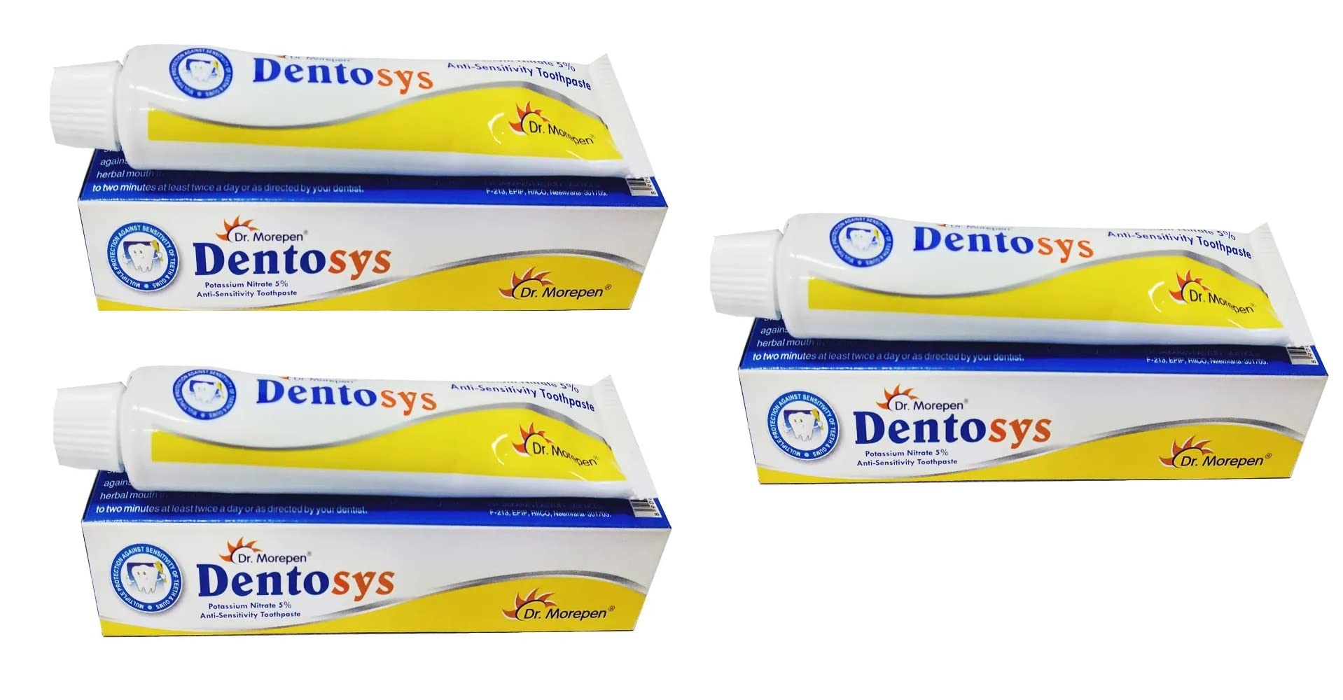 DENTOSYS TOOTHPASTE PACK OF 3 (B0C1V9S1DF) Amazon Price History, Amazon Price Tracker