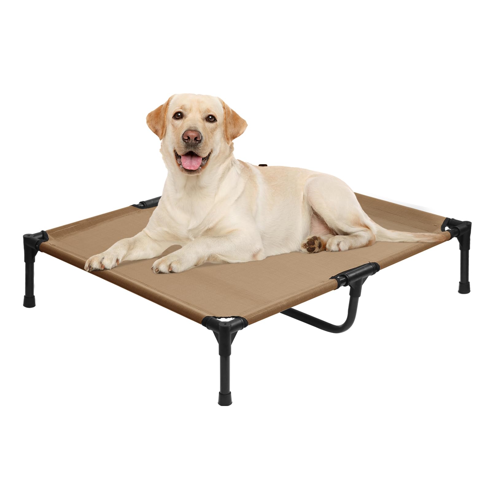 Dokdogs Elevated Dog Bed 42 Inch - Breathable Raised Pet Bed for Large Dogs, Waterproof Dog Cot Bed Easy to Assemble, Durable Portable Pet Cot with