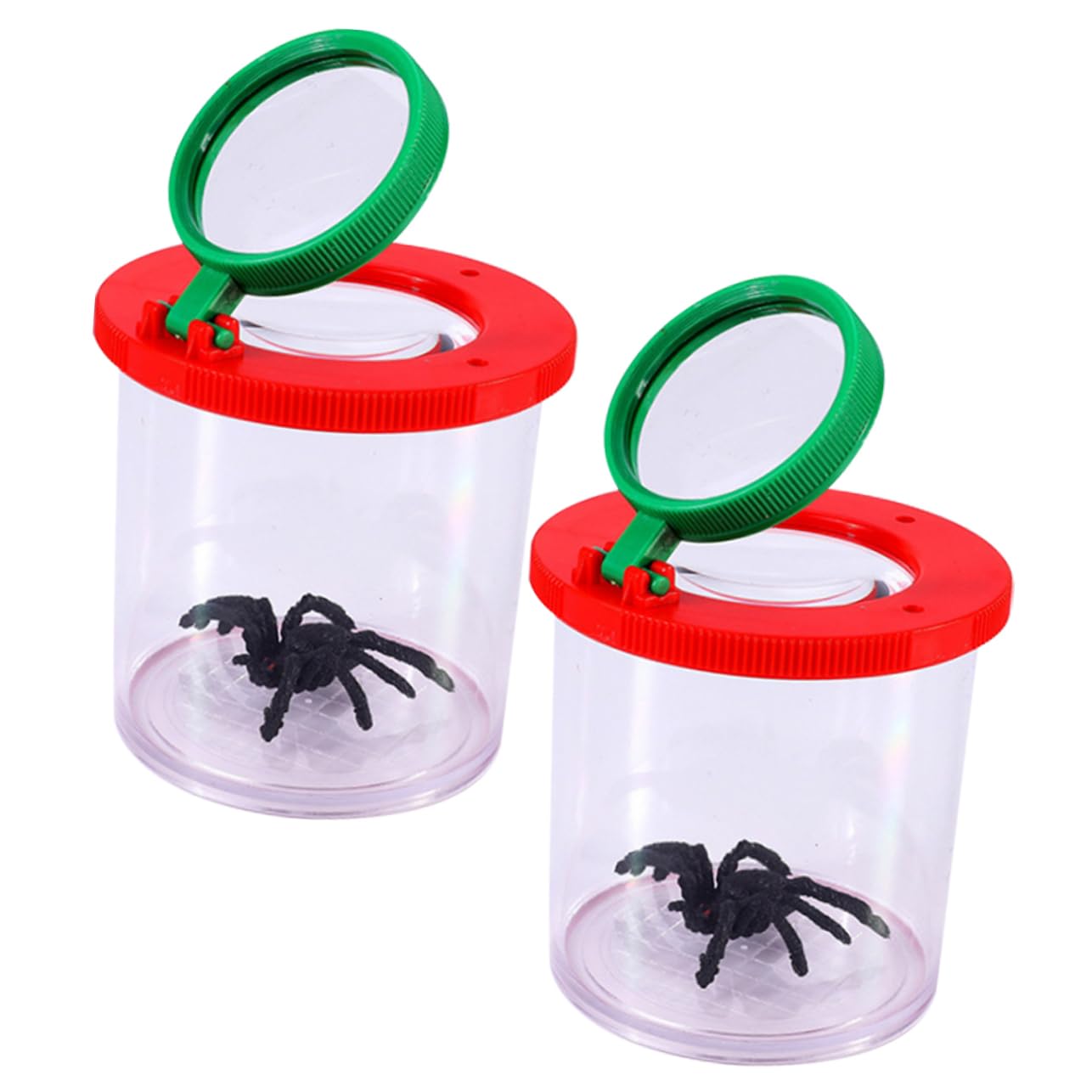 Generic 2pcs Observation Cup for Kids Magnifying Glasses for Kids Magnifying Glass for Kids Magnifying Container for Students Viewer Child Abs Collection Box Outdoor