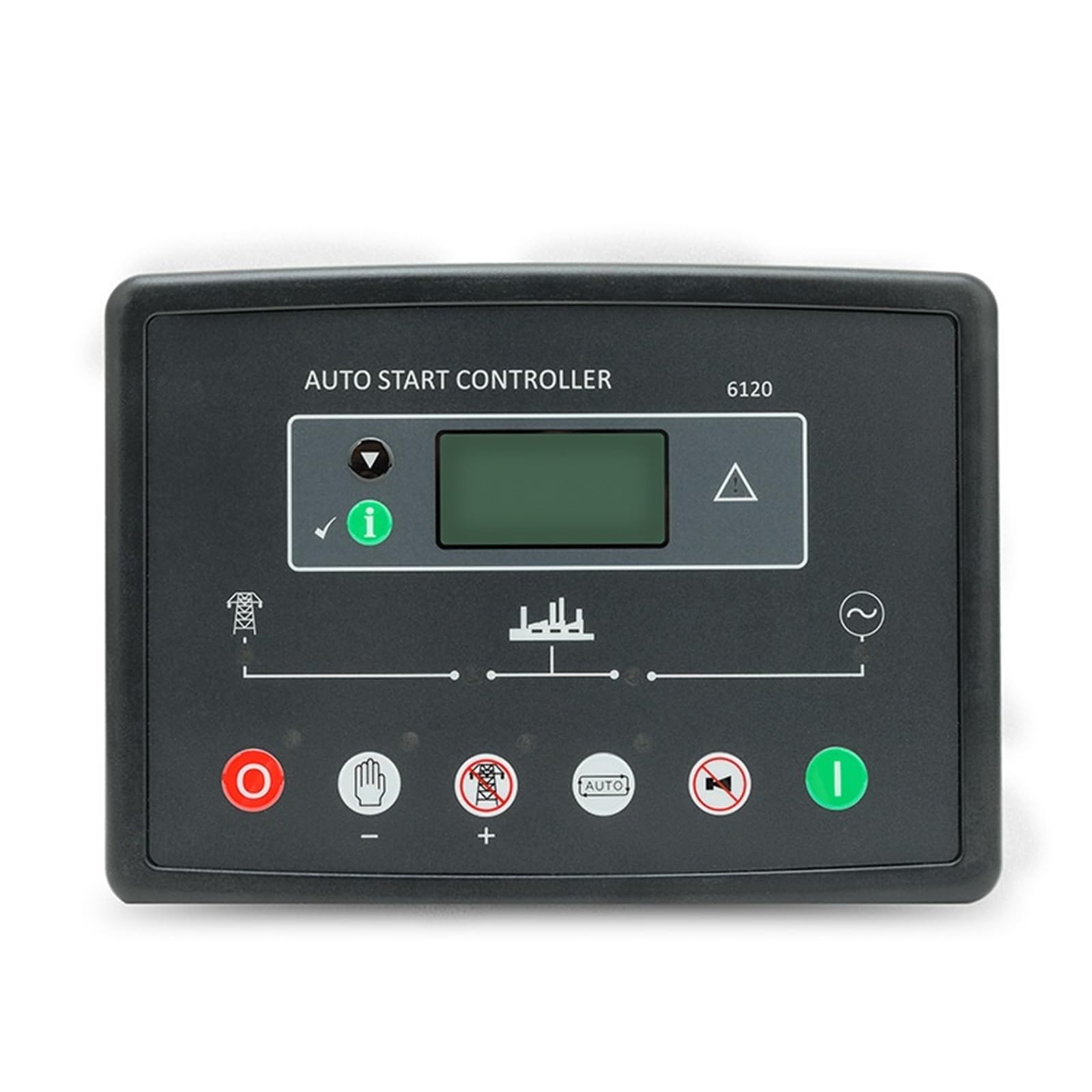 Kontroler generatora DSE6110, automatyczny start, panel sterowania generatora, pilot, 1 sztuka (6120)