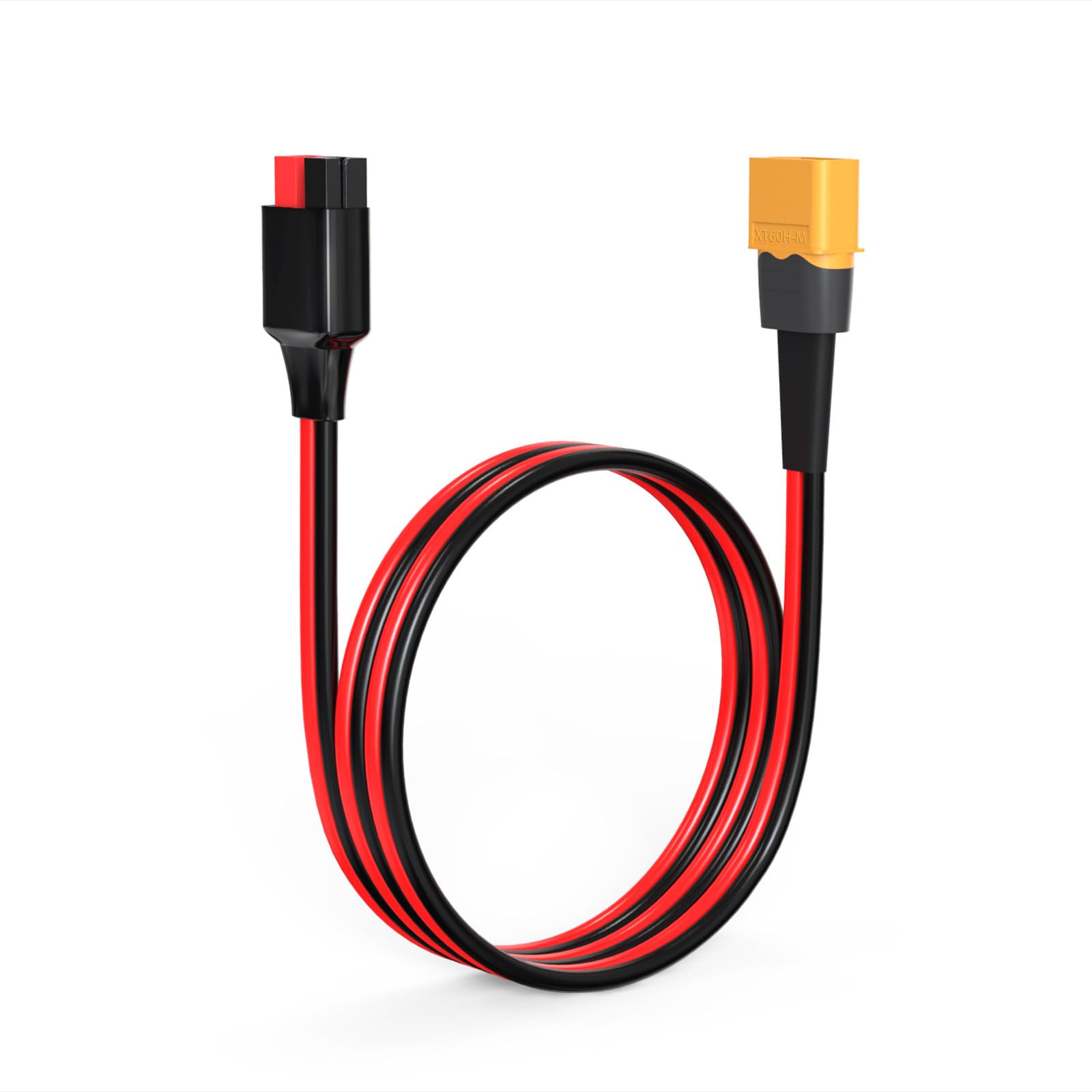 XT60 to Anderson Adapter,12AWG XT60 Male to Anderson Connector Cable for Portable Power Station UAV RC Battery (2FT)