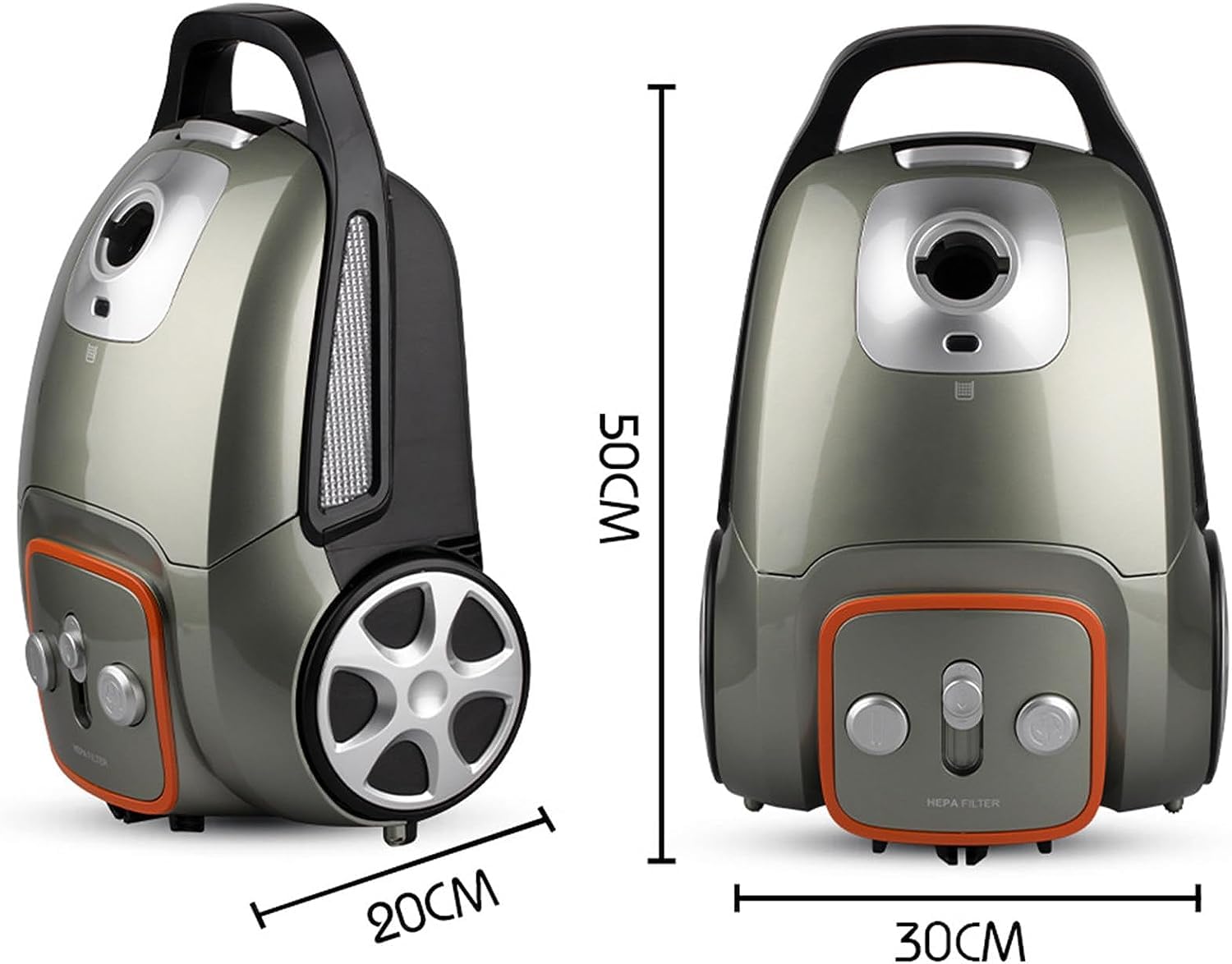 Generic Aspirateur vertical très efficace 3200 W avec cordon de 8 m – Aspiration puissante, faible bruit, capacité de 3 L – Idéal pour la maison, la chambre à coucher et le salon