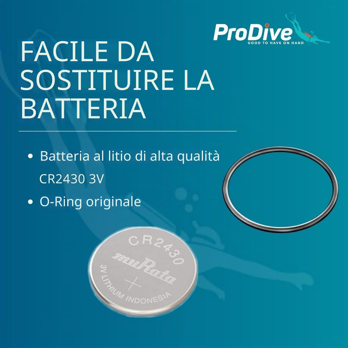 Kit di batteria per orologio sportivo Suunto, Vector, Advizor, Yachtsman, S-lander, Altimax