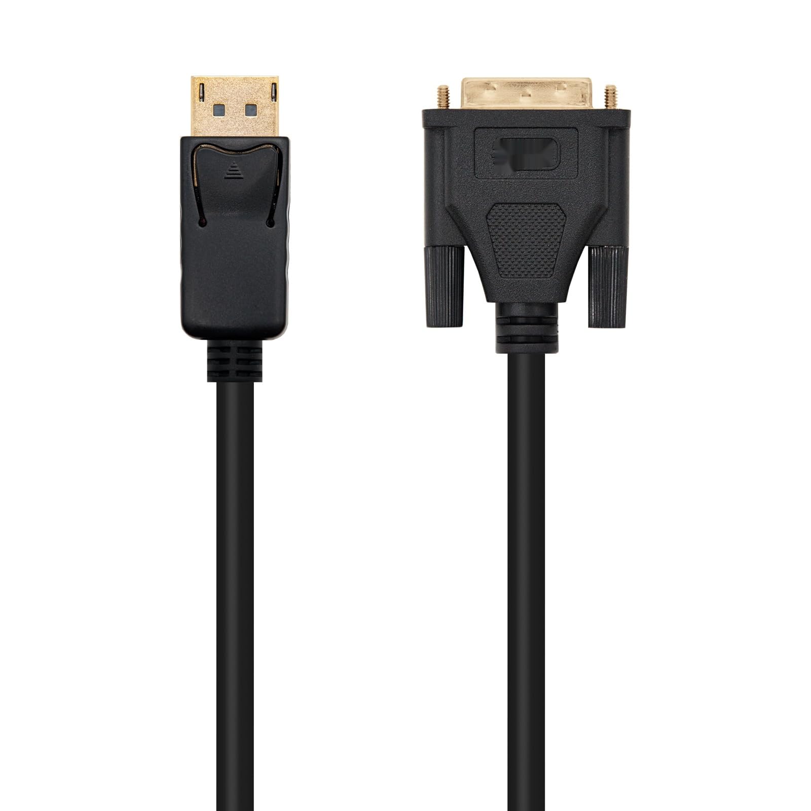 DisplayPort to DVI Converter Cable - Black - 1m Length - Ideal for connecting devices with DisplayPort output to monitors or projectors with DVI input.
