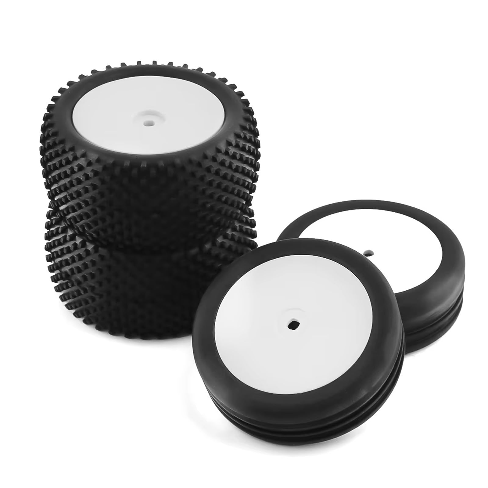 Rc Wheel Rim Tire for Srx2 4 for Tekno for Eb410 for Yokomo for Yz4 RC Crawler Car 4pcs Toy for Model Car Tires 1/10 Off-Road Vehicle Tire