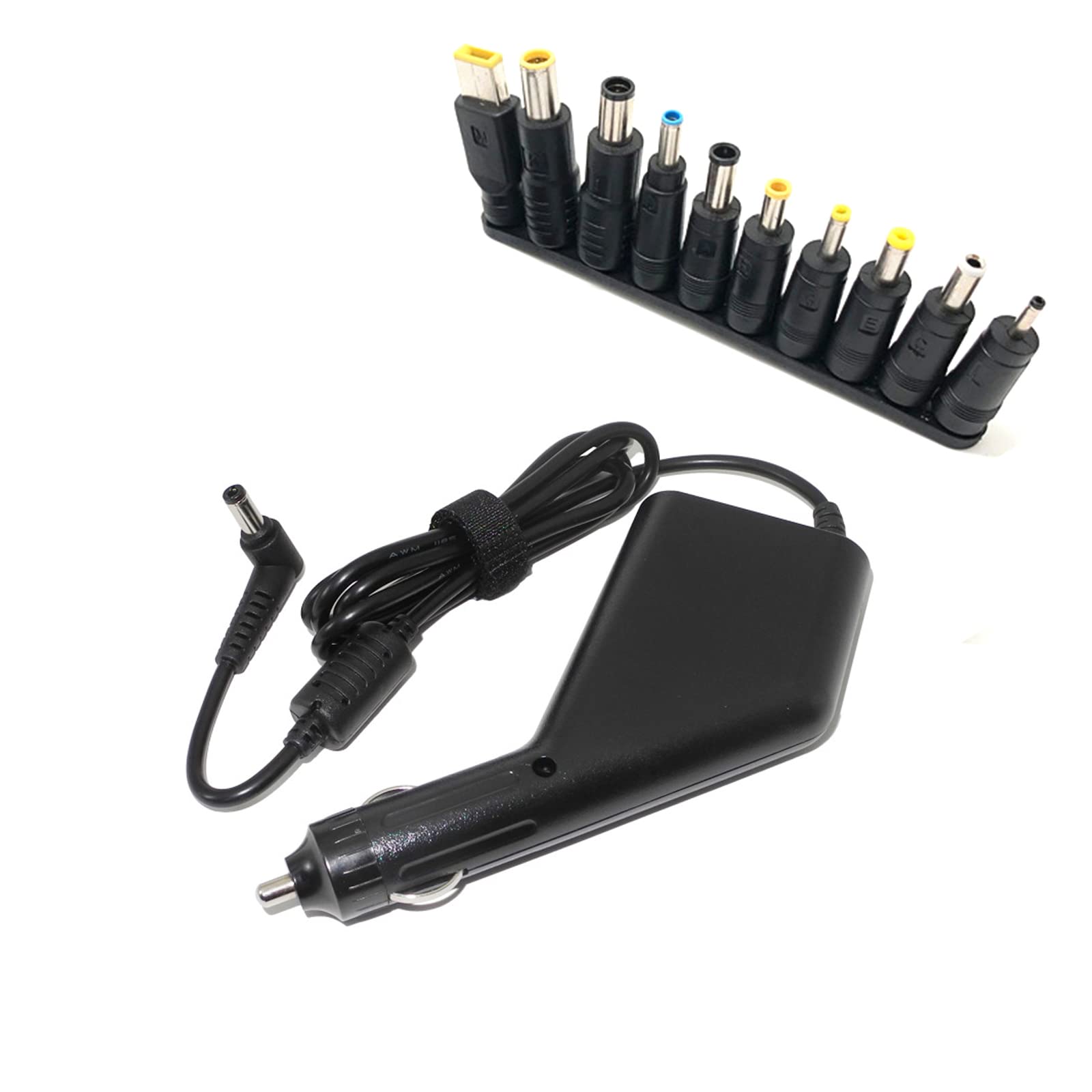 45W-65W-90W Laptop Autoladegerät DC11-15V auf 19V 4,74A Reiseadapter mit 10 Steckern für Notebook Computer Laptop Netzteil
