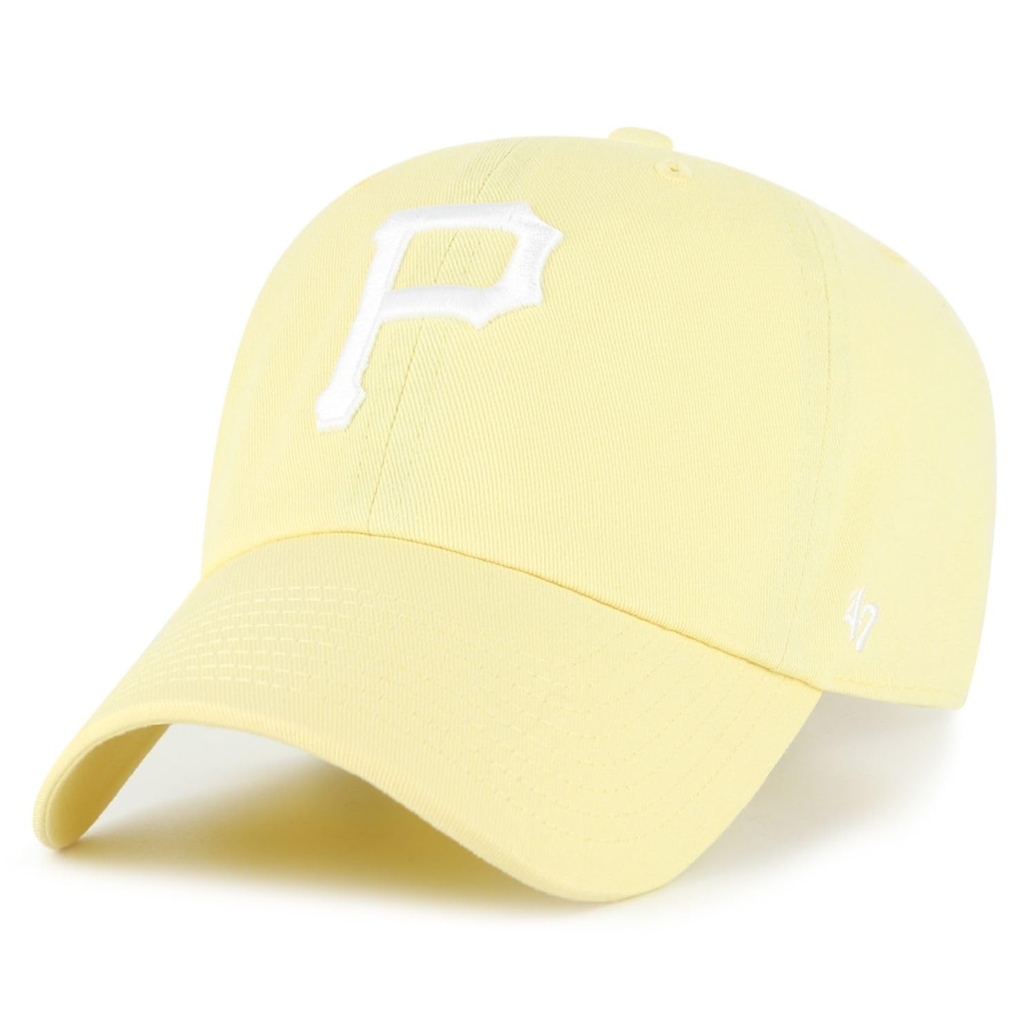 47Brand Unisex Jaune Pirates Baseball Cap Mlb Clean Up