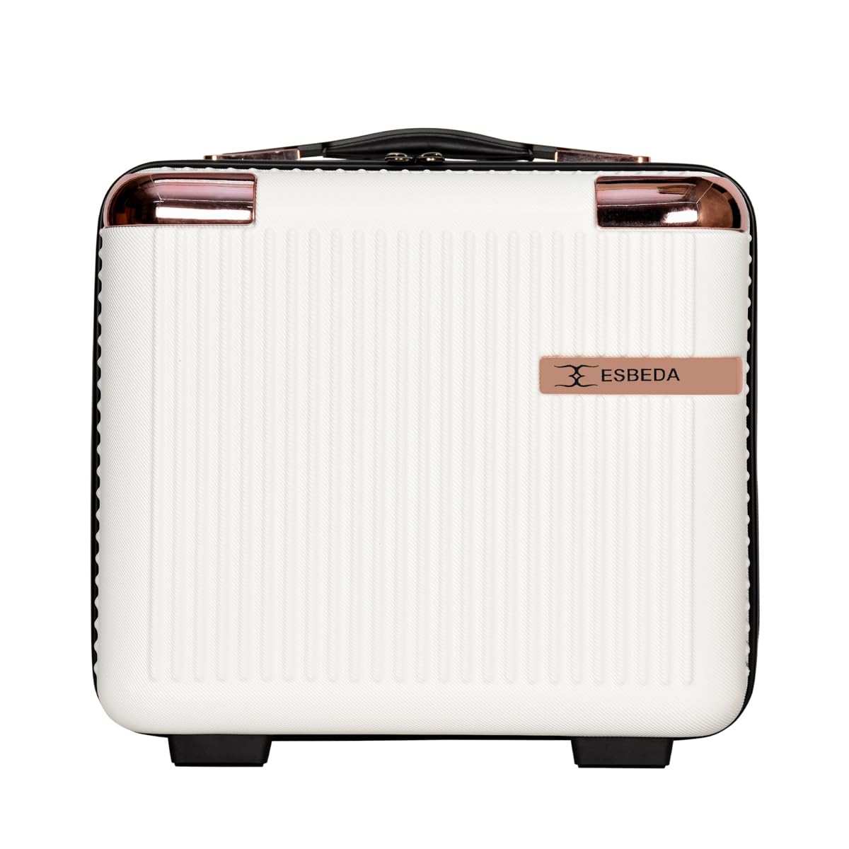 ESBEDA Makeup Vanity Bag Hard Shell Vanity Cases For Women Portable Water Proof Cosmetic Travel Case, Toiletry Case With Zipper Cosmetic Bag, Hand Luggage Cosmetic Case