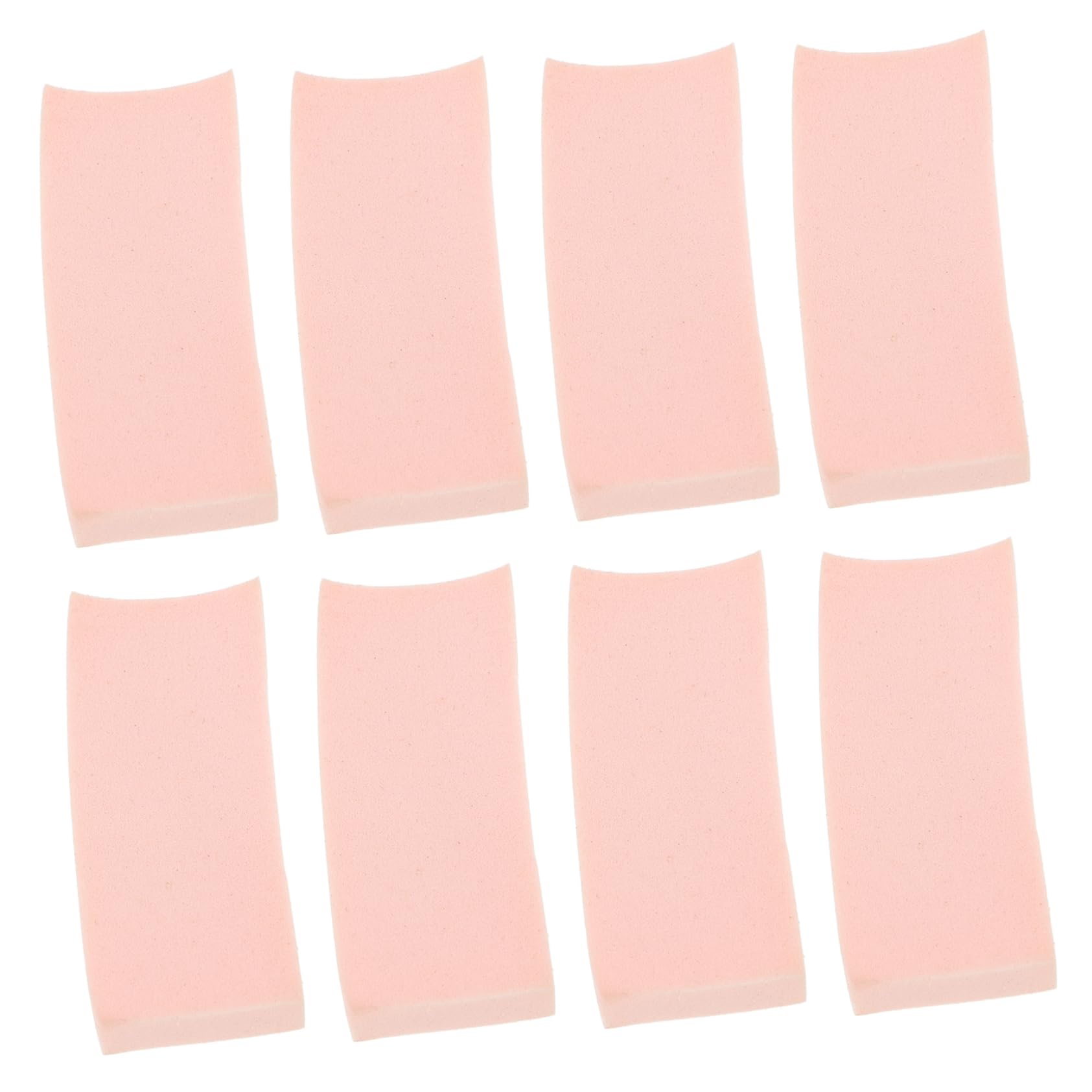 FRCOLOR 8pcs Gradient Nail Art Sponges Soft and Skin Friendly Cosmetic Sponges for Easy Manicure Lightweight and Portable for Nail Designs