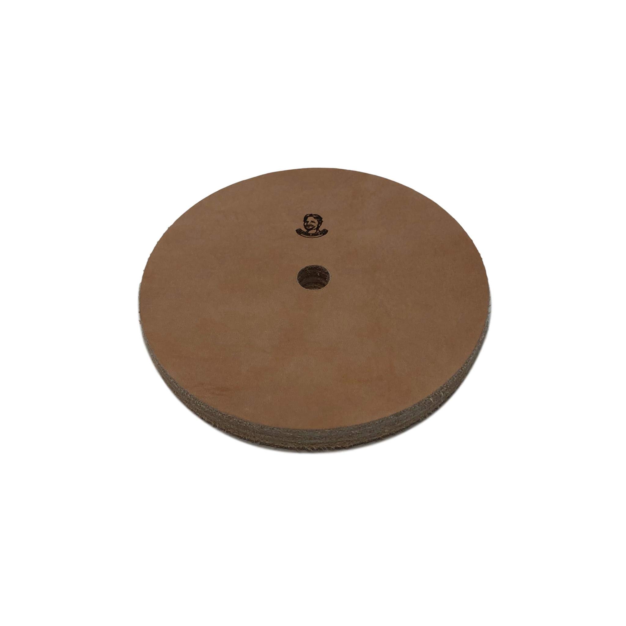 12,7 cm (1,27 cm breit) Leder-Schleifscheibe – passend für 1,27 cm (1/2 Zoll) Dorn – Polierpaste im Lieferumfang enthalten