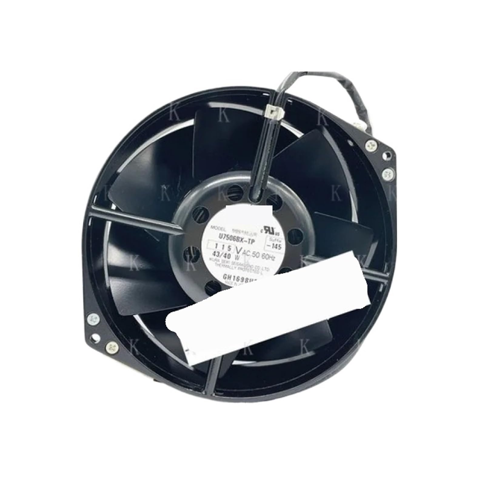 BRODEFUP U7506BX-TP 100V 43/40W 172mm axial flow cooling fan