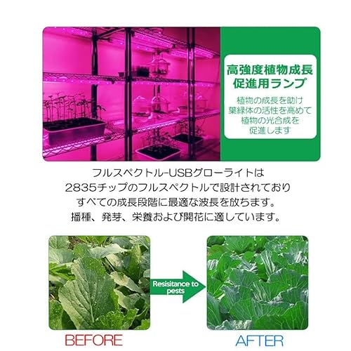 ノーブランド品 植物育成テープ ライト 3m LED tec-saibaitape の商品画像 1