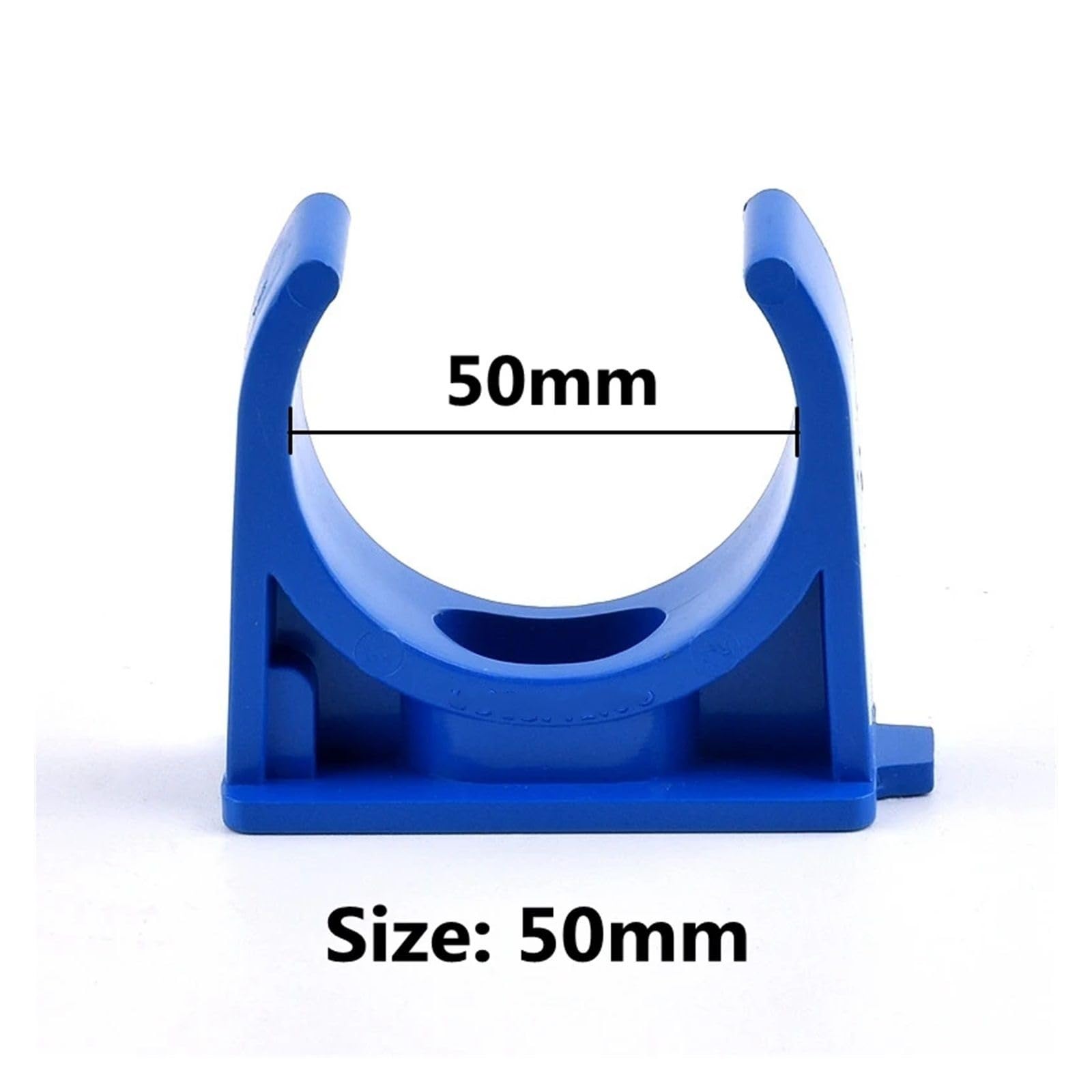 Plastikowe klipsy do węży 5-20 szt. 20-50 mm zacisk rurowy z PVC złącza wodne do ogrodu złączki nawadniające stałe zaciski rurowe typu U(50mm,10pcs)