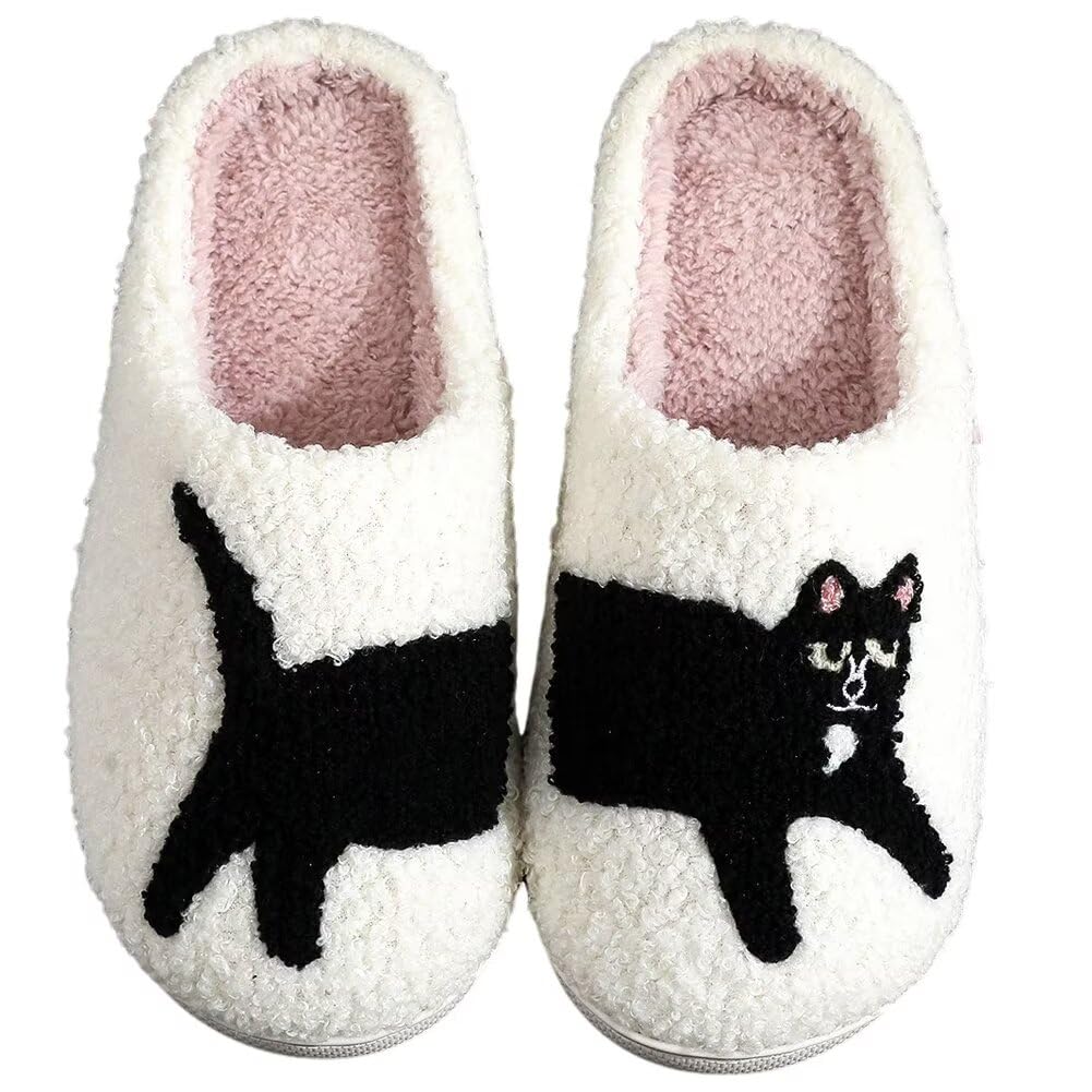 OJXTRDECute Dachshund Slippers Women Men Fuzzy Memory Foam Cartoon Animal  Slippers Novelty Funny Dog Slippers Winter Warm Plush House Shoes - Main Image