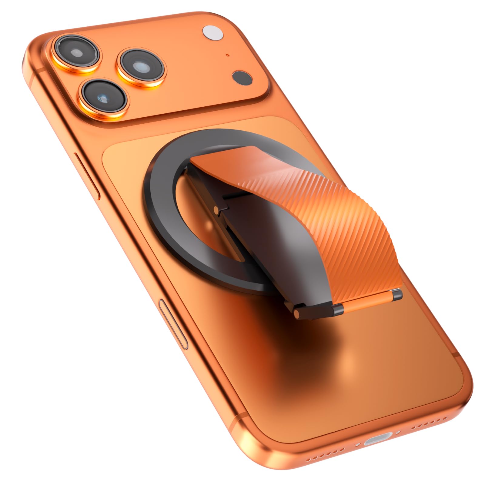 Photo 1 of SINCEHOLY MagSafe Magnetic Phone Grip, Orange