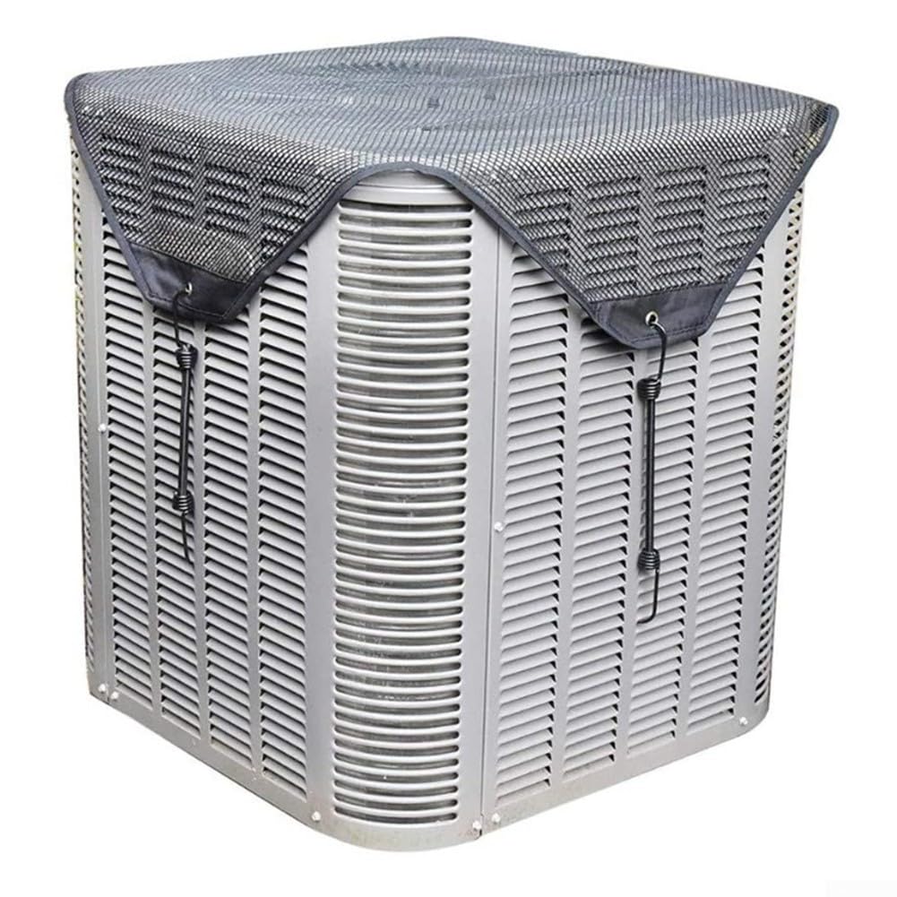 Leaf Guard Housse Protection Climatiseur Extérieur Maille 71x71 Cm - Robuste Et Respirante