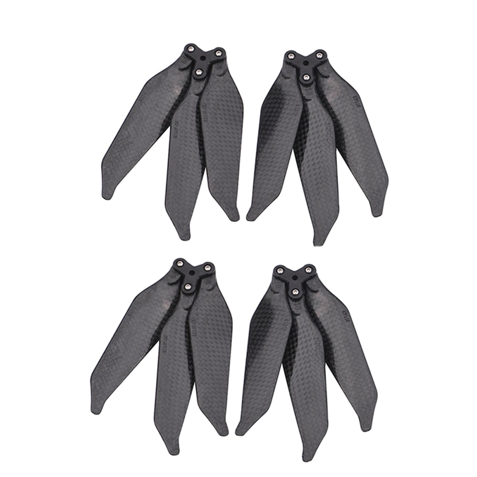 Eliche Per Droni Eliche 4 pezzi / 2 paia 8331 Pagaie pieghevoli in fibra di carbonio for riduzione del rumore a 3 pale / Misura for pezzi di ricambio di puntelli Mavic Pro Pezzi Di Ricambio Per Pale D