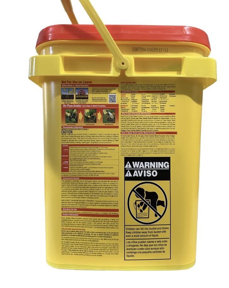 Preen Garden Weed Preventer Blocks Weeds up to 3 Months (22 LBS, 3520 Sq. Ft.)