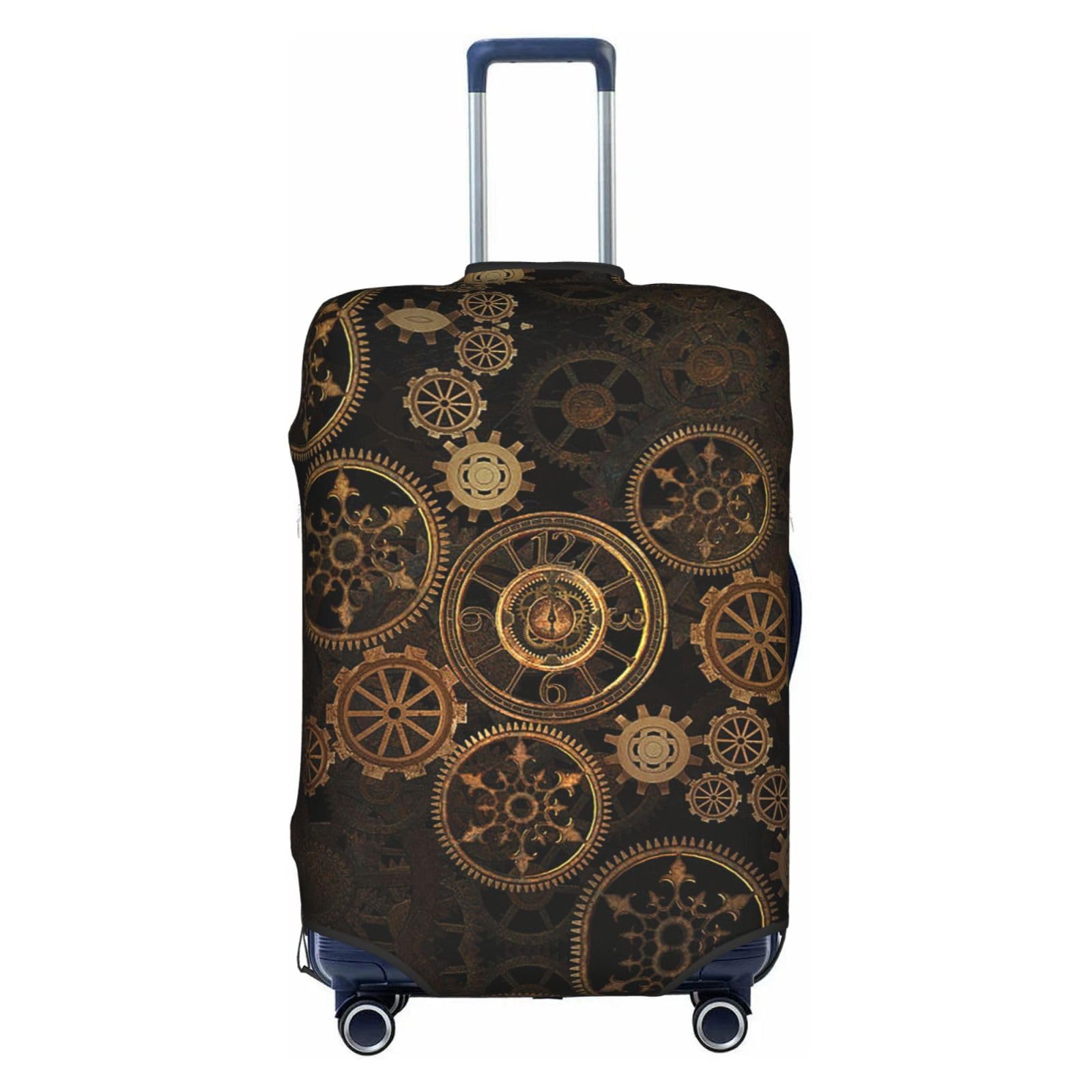 Housse de valise lavable en polyester blanc taille Medium anti-rayure - 8