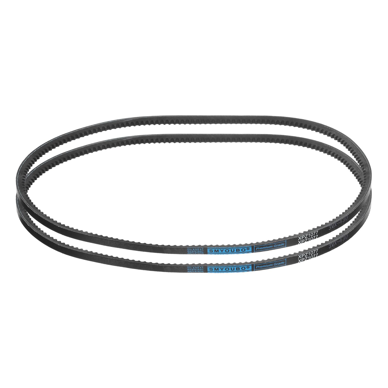 uxcell 2pcs 3VX425 Rubber V-Belt, Raw Edge Cogged Industrial V Belt 42.5" Length x 0.38" Width x 0.32" Thickness — Amazon image 17