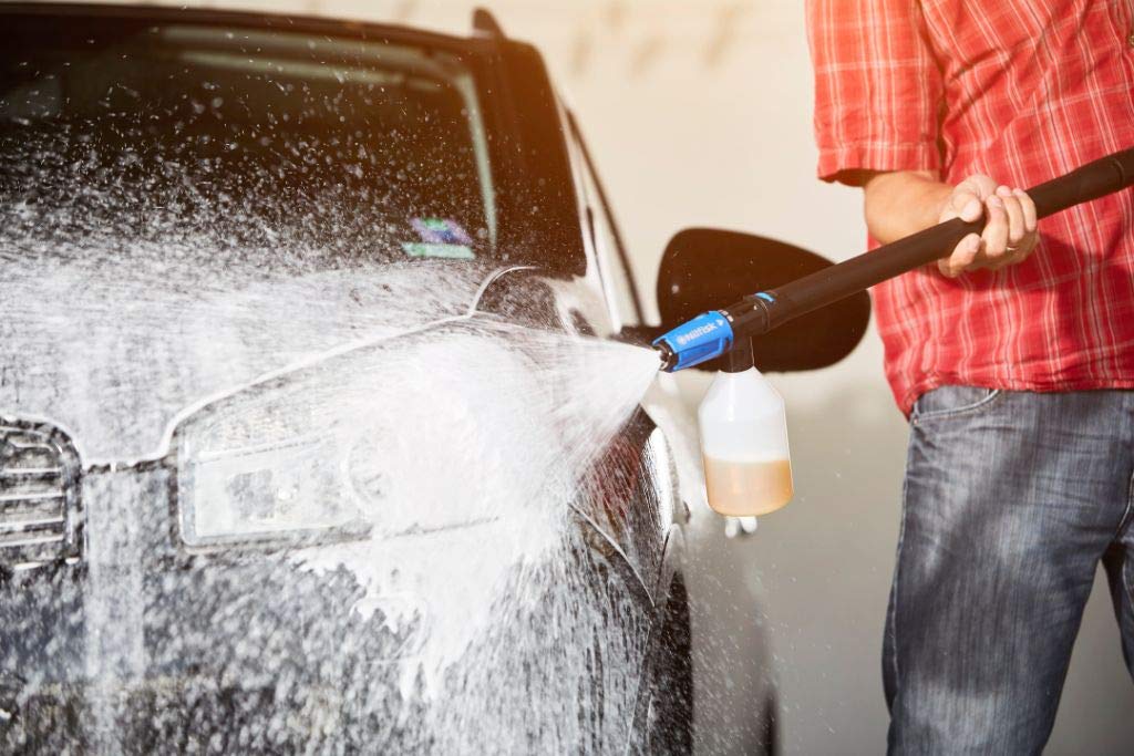 Nilfisk Kit de Limpieza de Coches - Prelavado Snow Foam + Limpiador Deep Clean + Cera Magic Wax - Detergente para Hidrolimpiadoras (500 ml c/u)