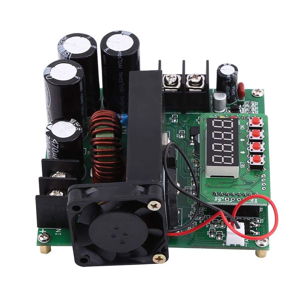 Convertitore boost, 0-15A 900W DC Controllo preciso alta tensione fai-te Modulo regolatore 8-60 V a 10 V-120 V con display a LED, regolatore di potenza