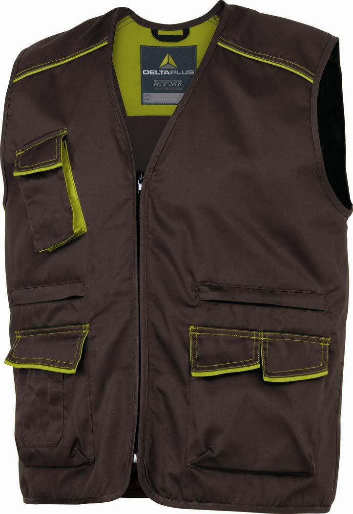Deltaplus Gilet Panoply Panostyle M6Gil Taglia Xxl Marrone-Verde - 4