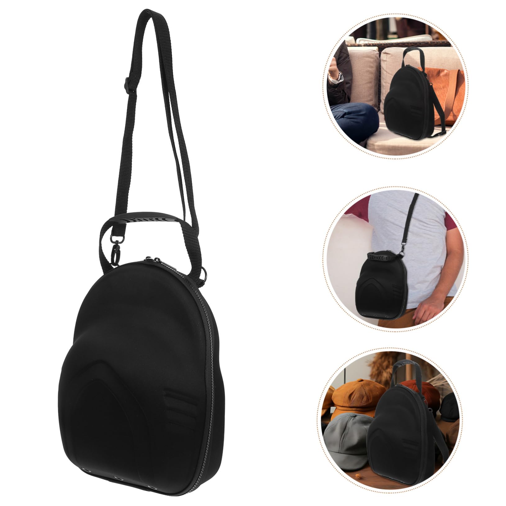 Gatuida Bolsa de Viaje para Gorras Estuche de Eva Caja para Guardar Gorras para Viajes