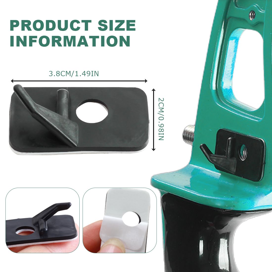 Supporto Per Freccia Da Arco Compound - 6 Pezzi In Plastica, Per Mano Destra, Con Adesivo Per Fissaggio - Foto 3