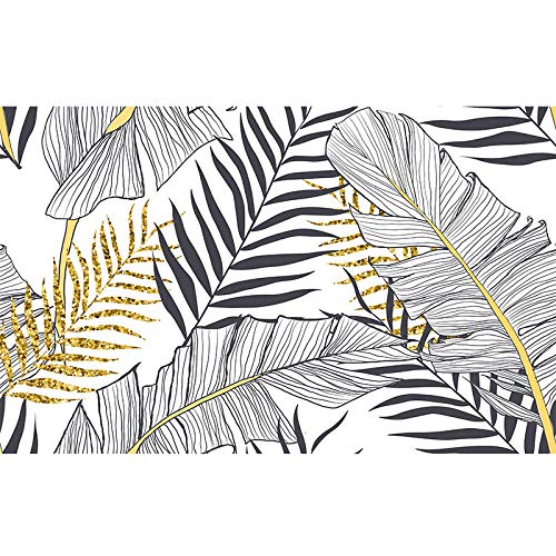 Carta da parati nordica in bianco e nero moderno