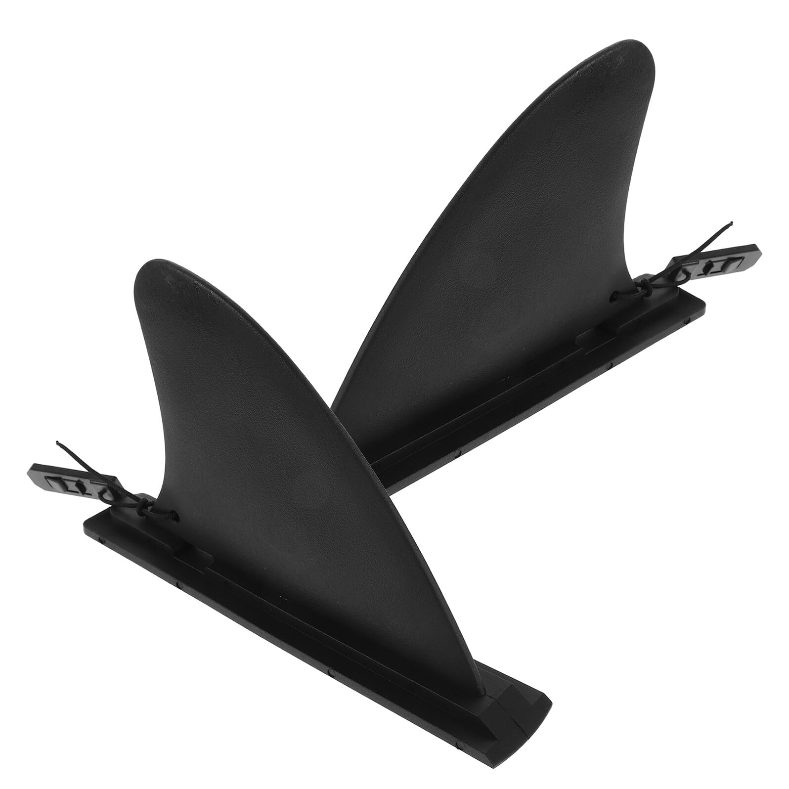 ORFOFE 2pcs Inflatable Paddle Board Fin with Snap-in Water Divider for Kayak Canoe Hydrodynamic Balance Fins for Shallow Water Stability Noise Reduction and Easy Installation Paddleboard