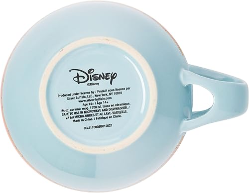 Miniatura 7 de Silver Buffalo Stitch and Scrump Ohana Means Family - Juego de cucharas de cerámica en caja, 24 onzas Perk Central de 24 oz,Negro