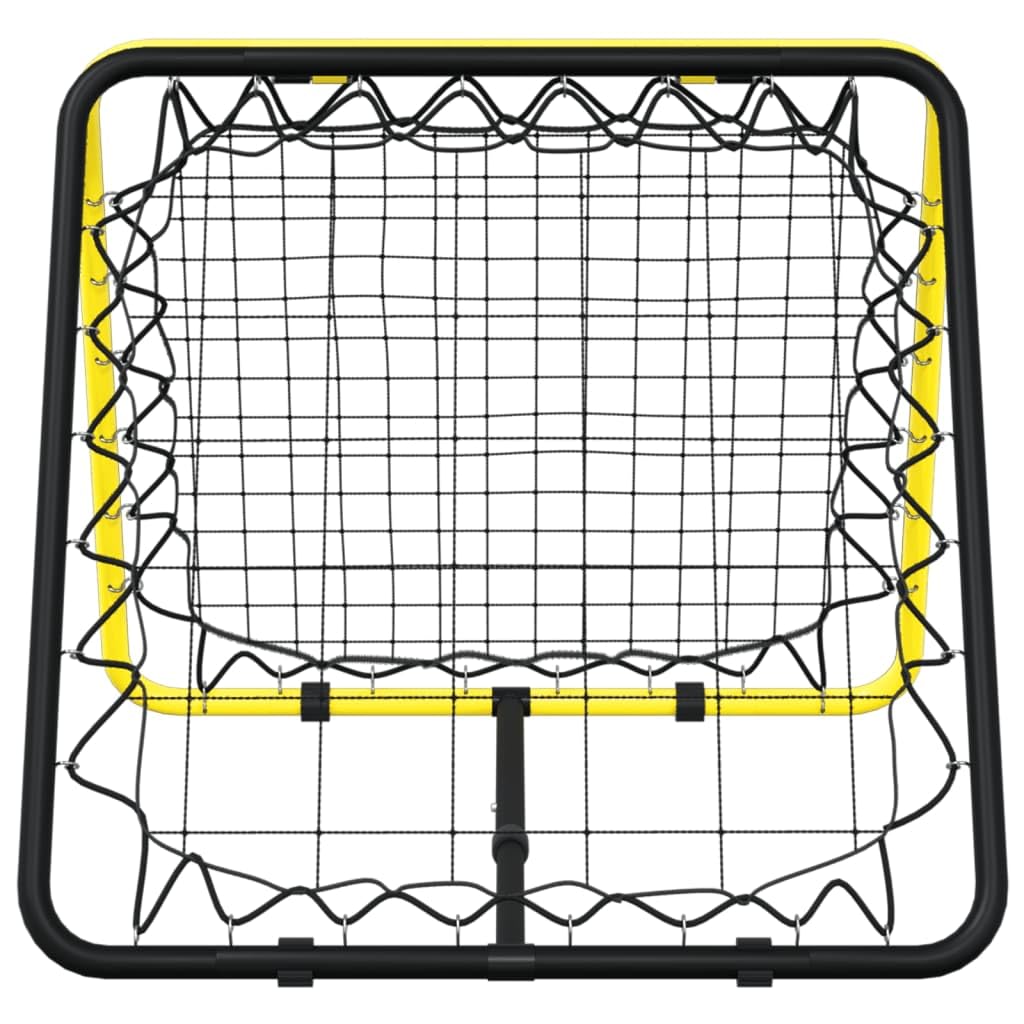 Generisch Fußball-Rebounder Doppelseitig Verstellbar Gelb Schwarz Stahl,Sportartikel,Athletik,Fußball,Fußballtor-Zubehör-4007969