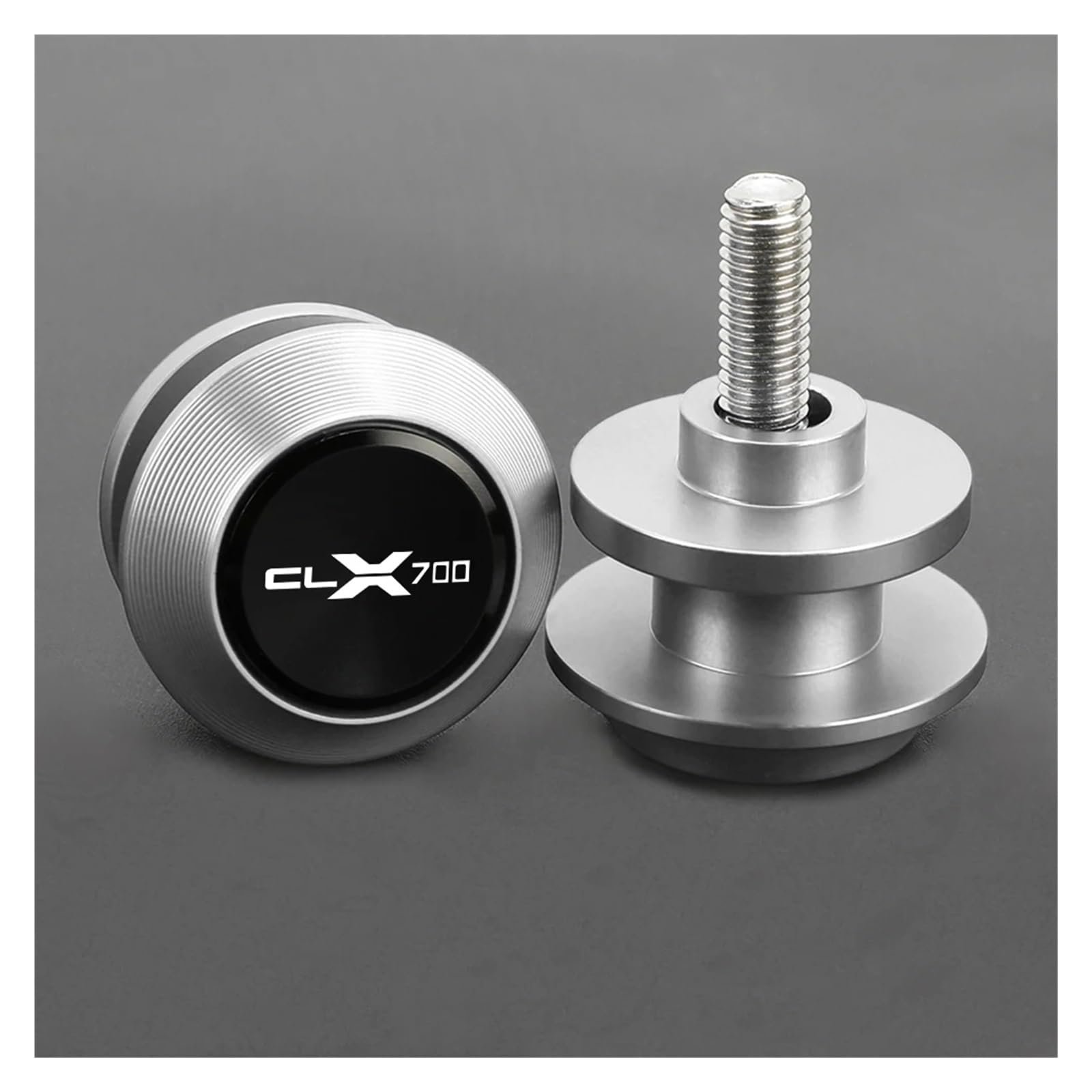 Fsjgbnhokvn 10Mm Silver Motorcycle Paddock Stand Spool Sliders For Cfmoto 700Clx 700 Clx Clx700 2023 2022 2021 Motorcycle Cnc Swingarm Sliders Spools 10Mm(10Mm Silver)