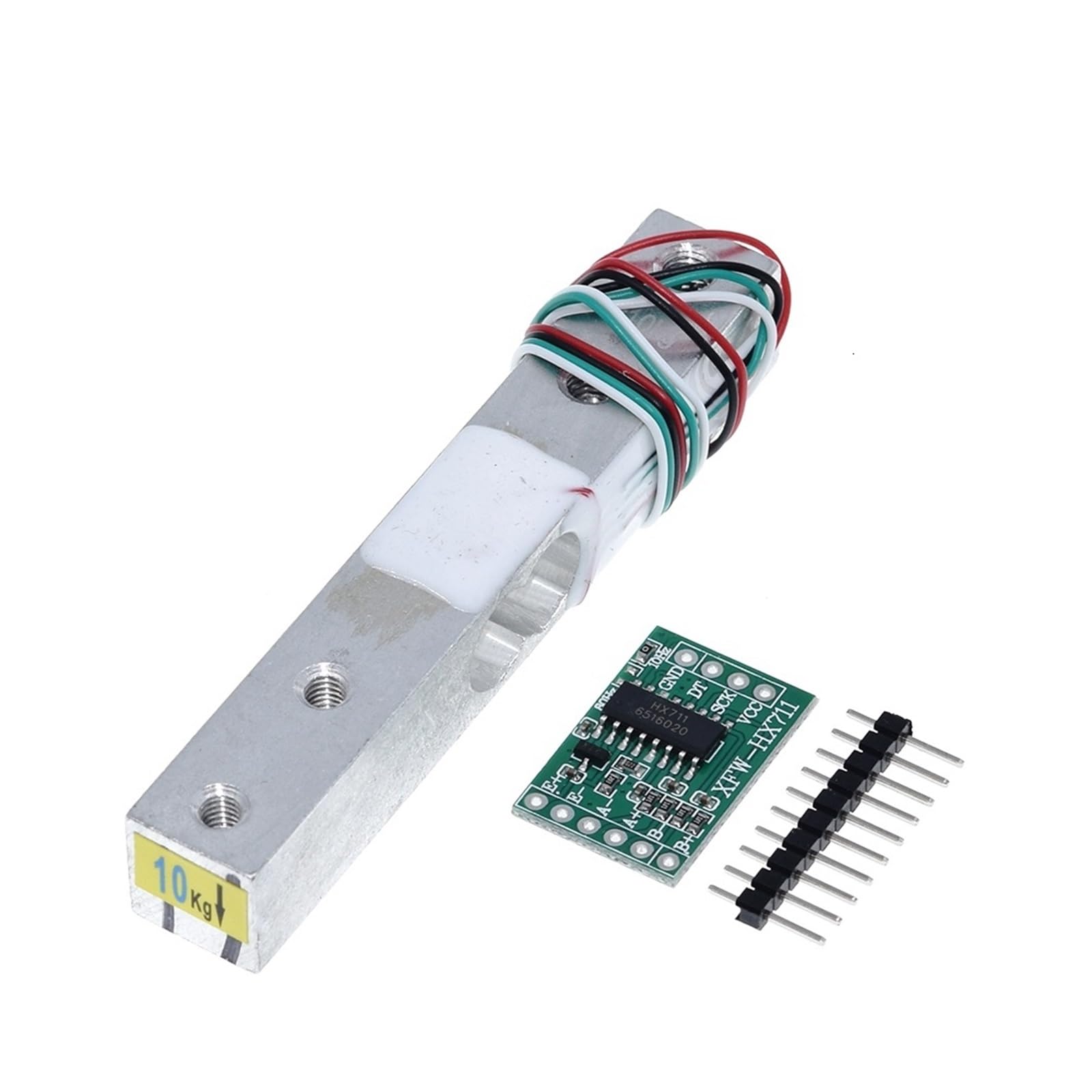 Czujnik wagowy Czujnik wagowy 1KG 5KG 10KG 20KG HX711 AD Moduł Czujnik wagi Elektroniczna waga Stop aluminium Czujnik ciśnienia wagowego Wysoka precyzja(1 zestaw 5kg-A