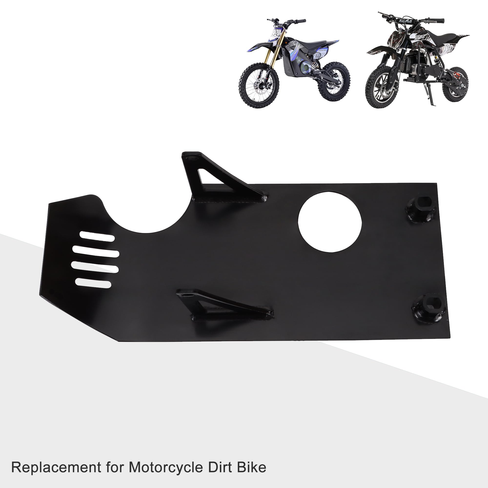 GOOFIT Reemplazo de protección del chasis del Motor de la Cubierta del estator del Motor de la Motocicleta goofit 110-140cc crf50 Todoterreno de la Motocicleta, Negro