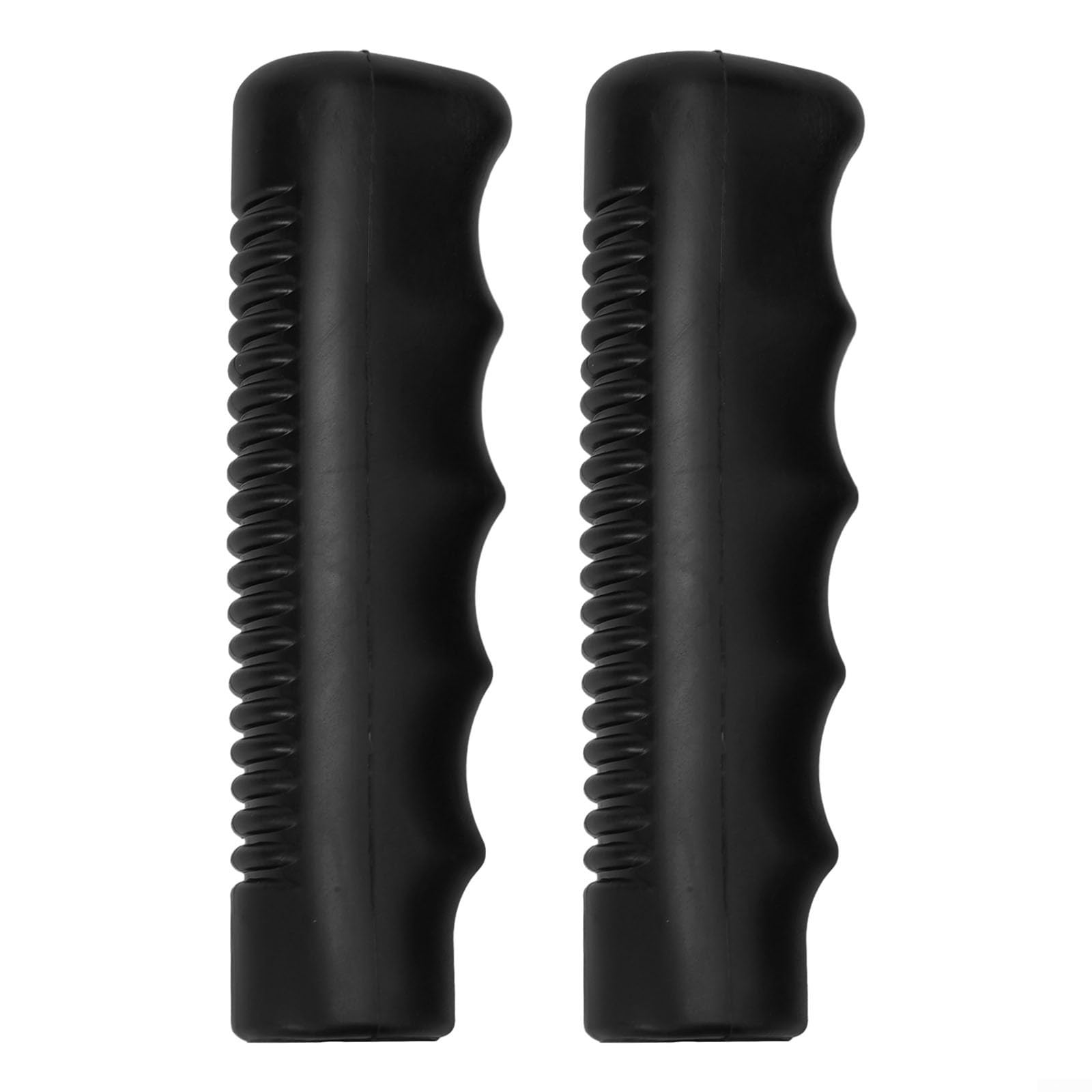 Rubber Handlebar Grips Cover, Handlebar Rubber Absorption Wheelbarrow Handle Grips Soft Replacement Grips Cover For Wheelbarrow(125 x 24mm)