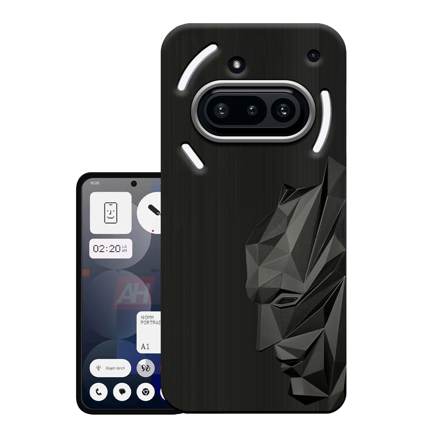 VIDO Exclusive Back for Nothing Phone 3a 5G (Shock Proof Soft Case | 360 Full Degree Protection | Mobile Case for Men & Women)