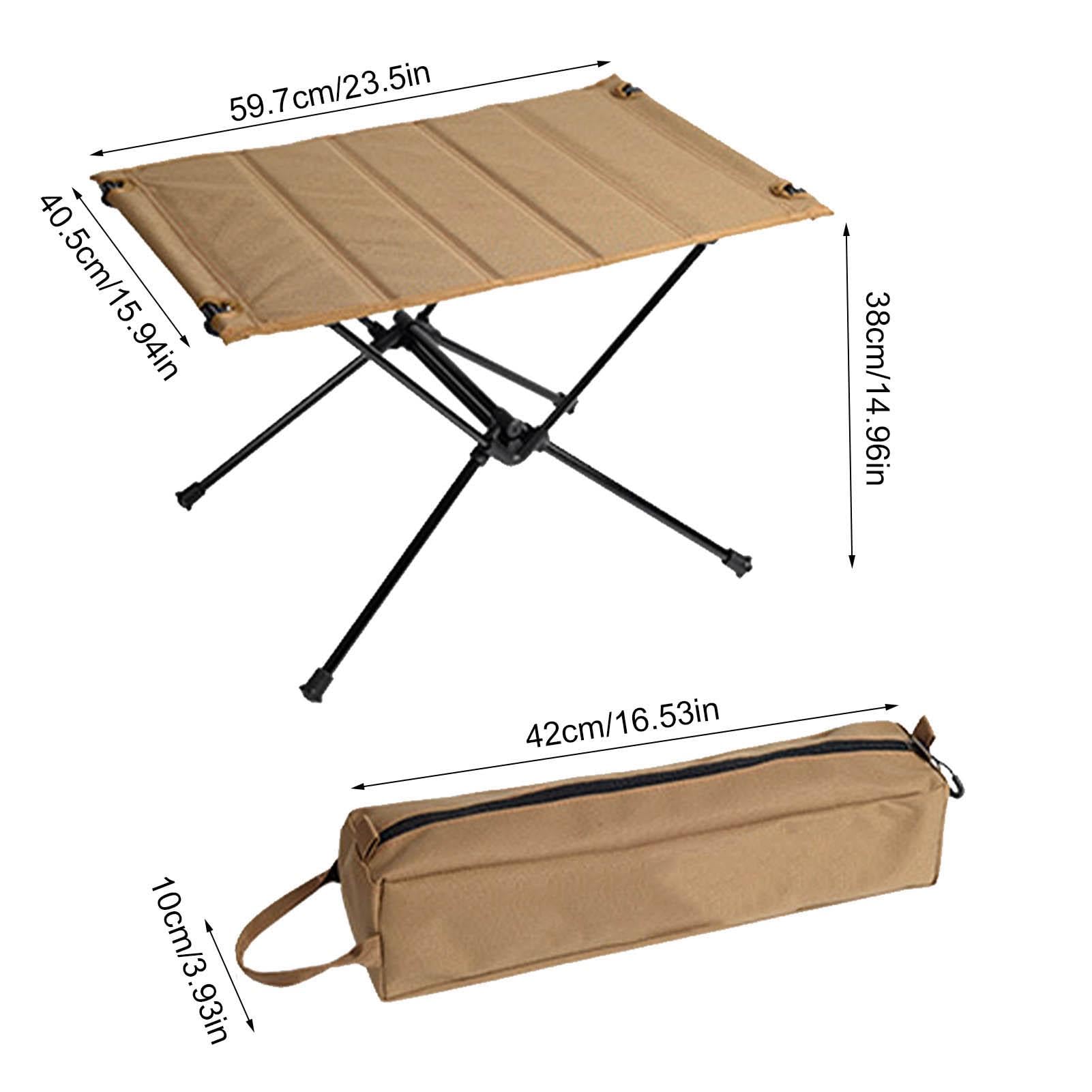 Tavolo da picnic pieghevole – Tavolo da campeggio portatile da picnic | Robusto tavolo pieghevole con borsa per il trasporto per barbecue, feste, campeggio, spiaggia, terrazza, viaggi