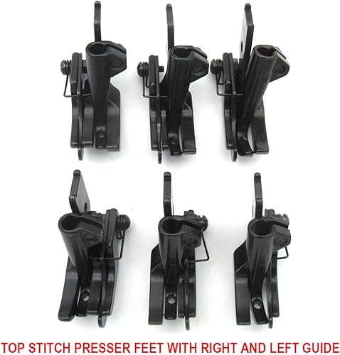 Miniatura 3 de CKPSMS Marca – Compatible con/repuesto para JUKI Marca DNU-1541 Singer Marca CONSEW 206RB 225 226 226R 6Sets Walking Feet con borde derecho