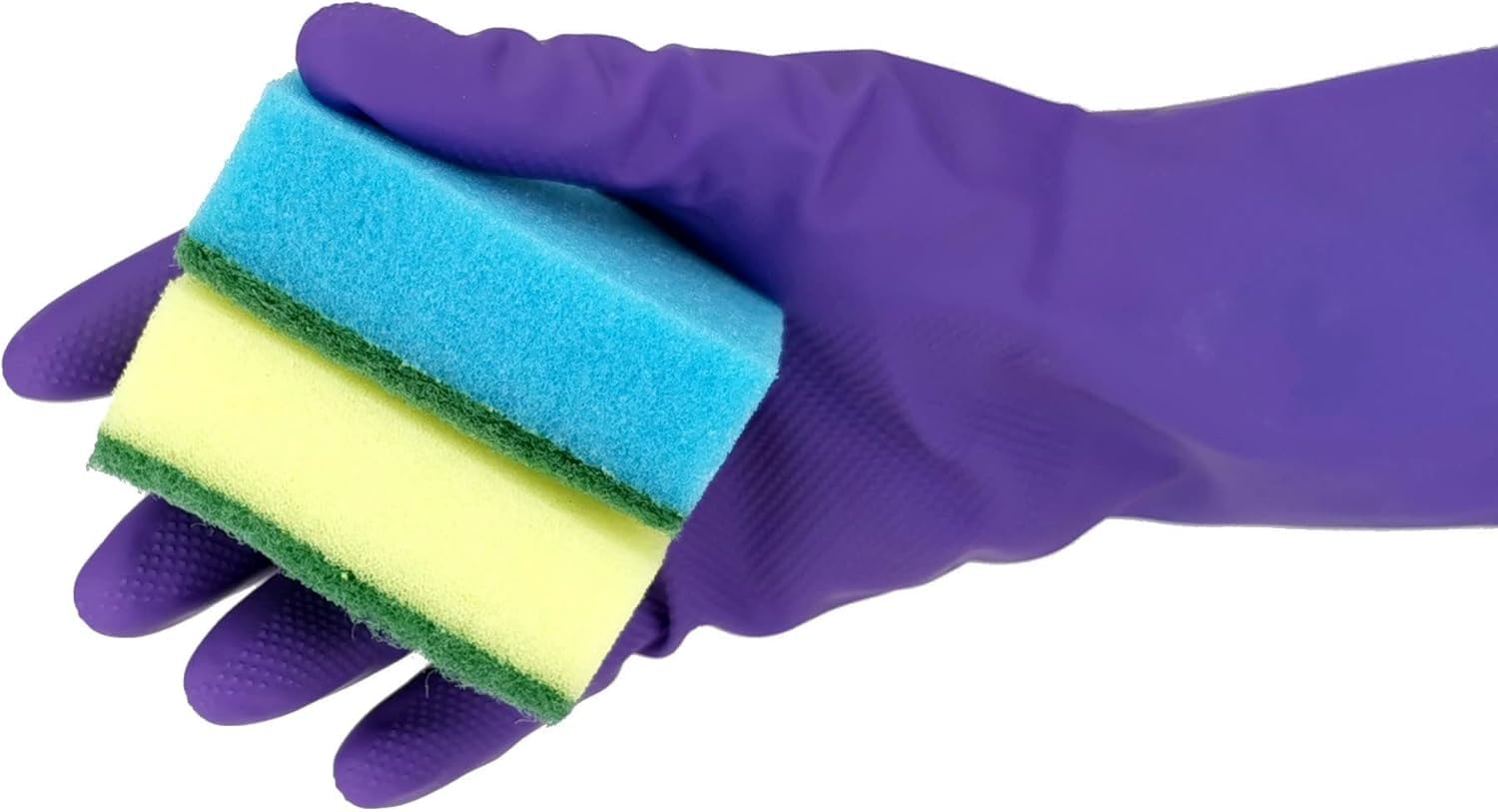 Esponjas de Cocina 60 uds – Estropajos Dobles Multicolores 75×50×28 mm – Esponja limpiadora Multiuso para ollas, Platos y Superficies