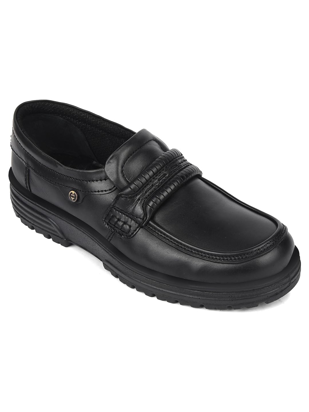 liberty Healers 719054AN Mens Formal Lacing Derby Shoes - Black | Synthetic Leather, Lace-Up Closure with Cushioned Footbed | Stylish Wedding & Office Footwear | Comfortable and Lightweight-picture-35