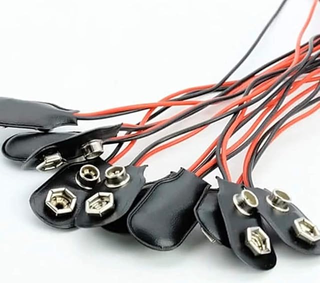 SNS 9 Volt PP3 Battery Snap Connector Pack of 4