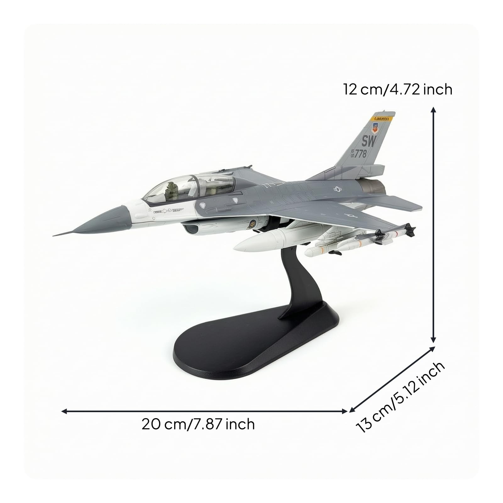 Modellino D'aereo in 1:72 Finito Modellino da Collezione Resistente Modellismo per Ufficio, style to 1