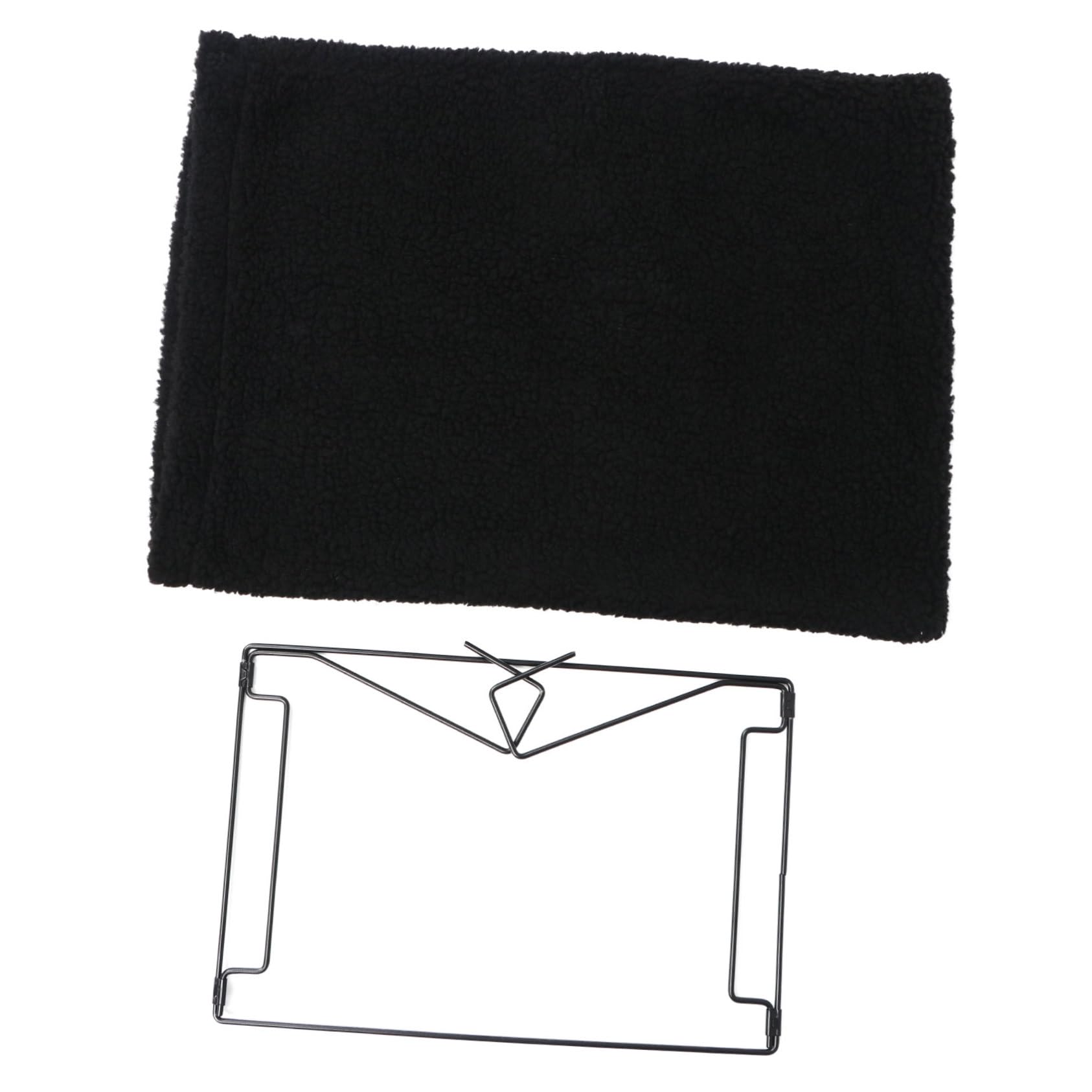 HANABASS Hamac pour Chat Chaud Noir en PP et Tissu Polyester