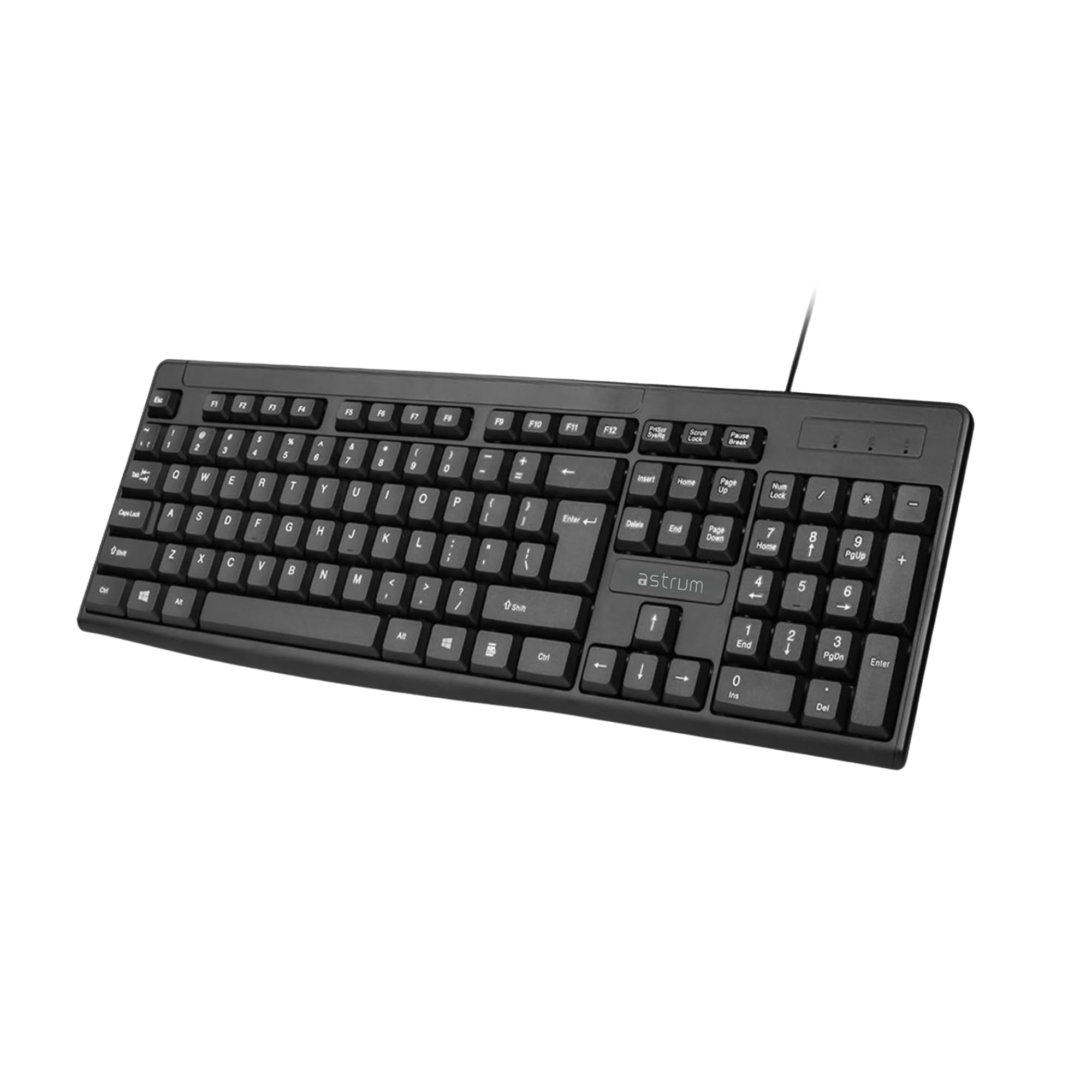 astrum KB080 Wired Keyboard for Laptop & Desktop - Black-image-27