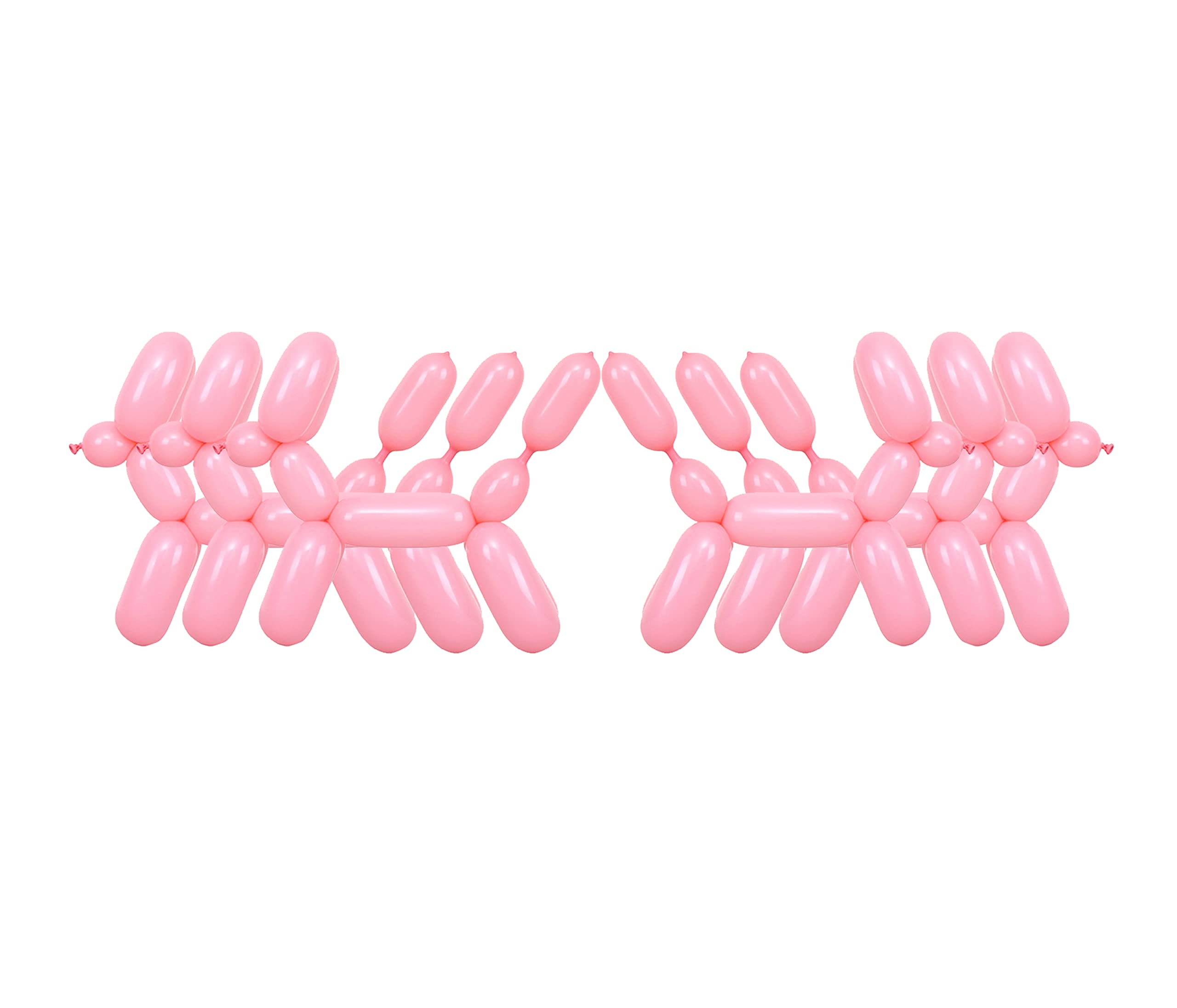 Modelling Balloons Pastel 260Q Long Balloons Twisting Animal Balloons Magic Party Balloons for Birthday Wedding Decoration Clown Party Pastel Pink Long Balloons Pack of 50