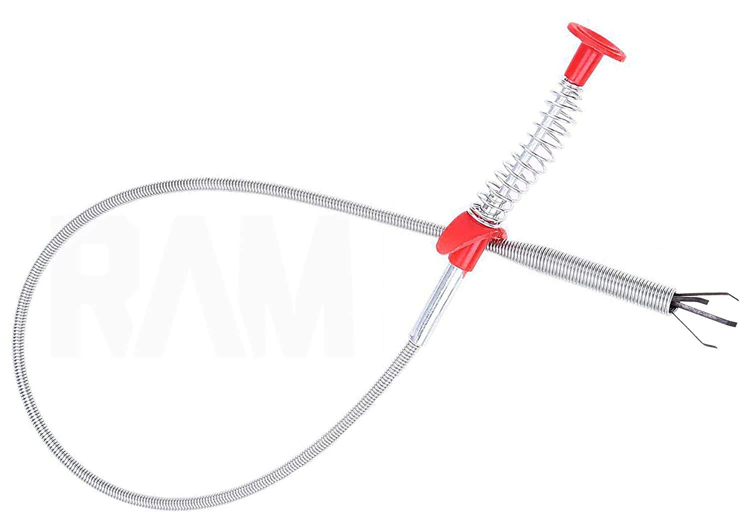 JENY 23.5 L inch Flexible Grabberable Pickup Tool, Retractable Claw Stick, Snake & Cable Aid, Use to Grab Trash & a Drain Auger to Unclog Hair from Drains, Sink, Toilet & Clean Dryer Vents pack of (2)